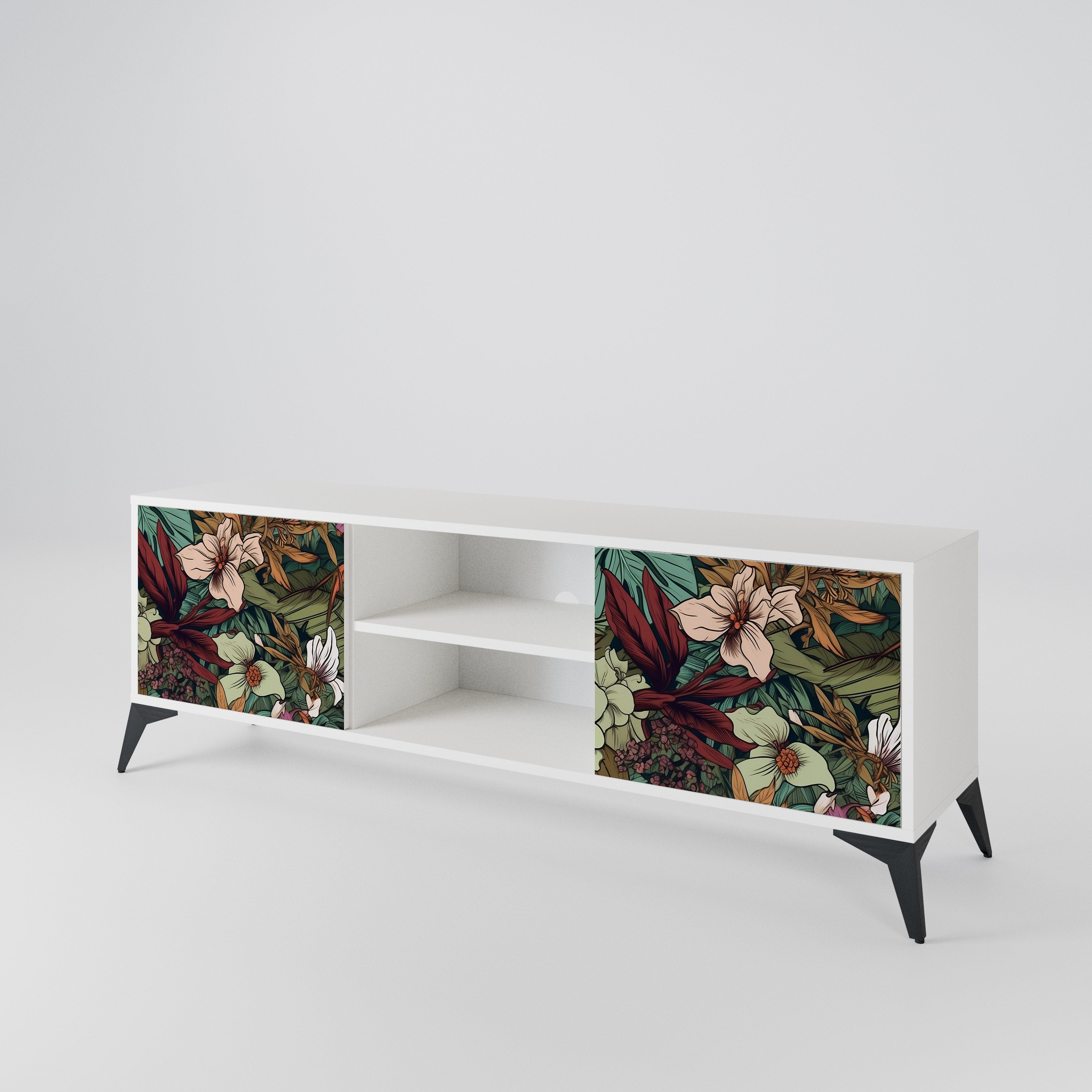 BOTANICAL EMERGENCE Móvel de TV de 2 Portas