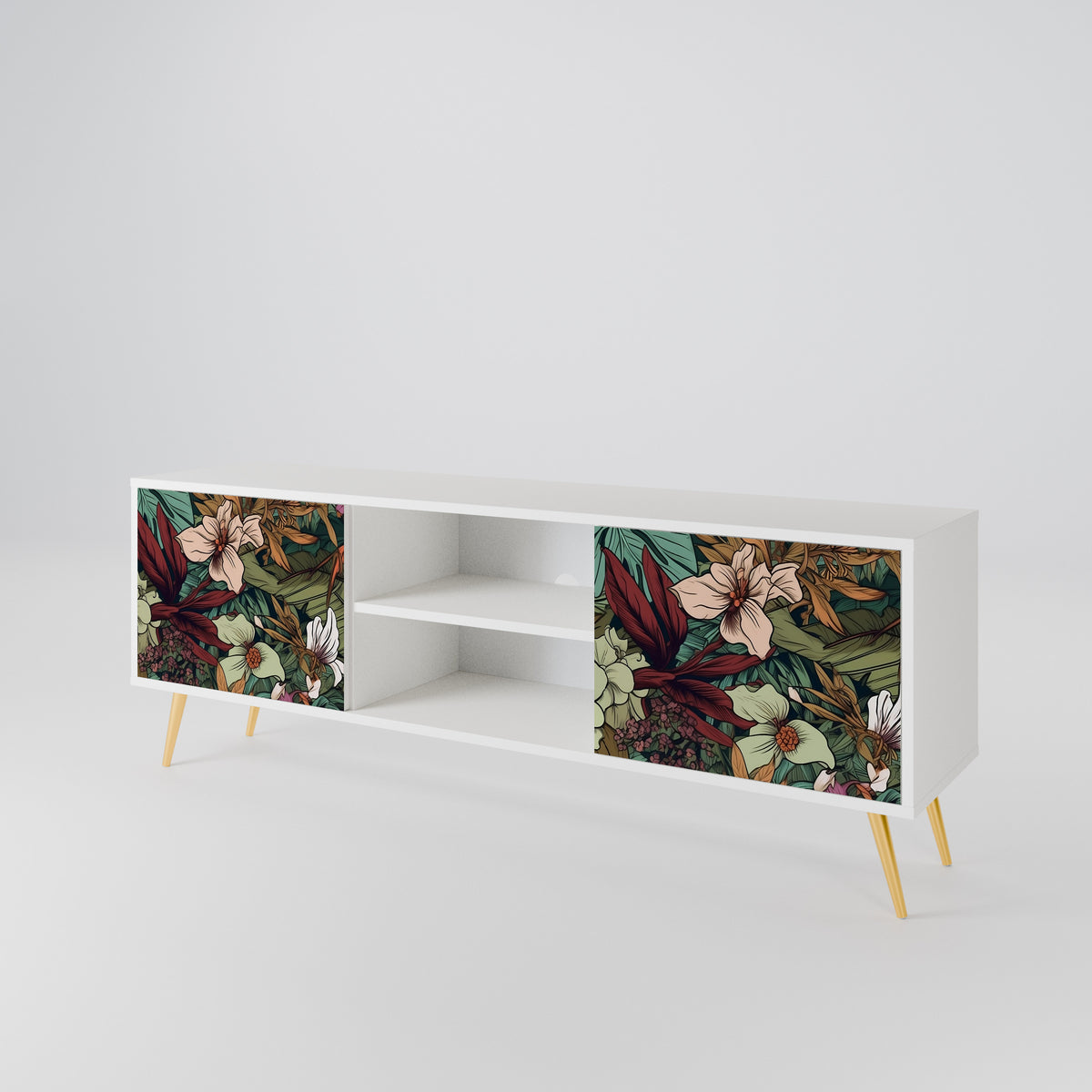 BOTANICAL EMERGENCE Móvel de TV de 2 Portas