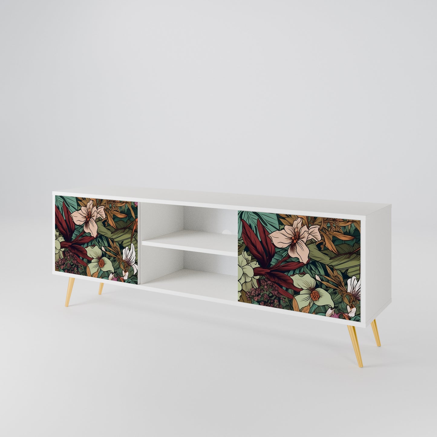 BOTANICAL EMERGENCE Móvel de TV de 2 Portas