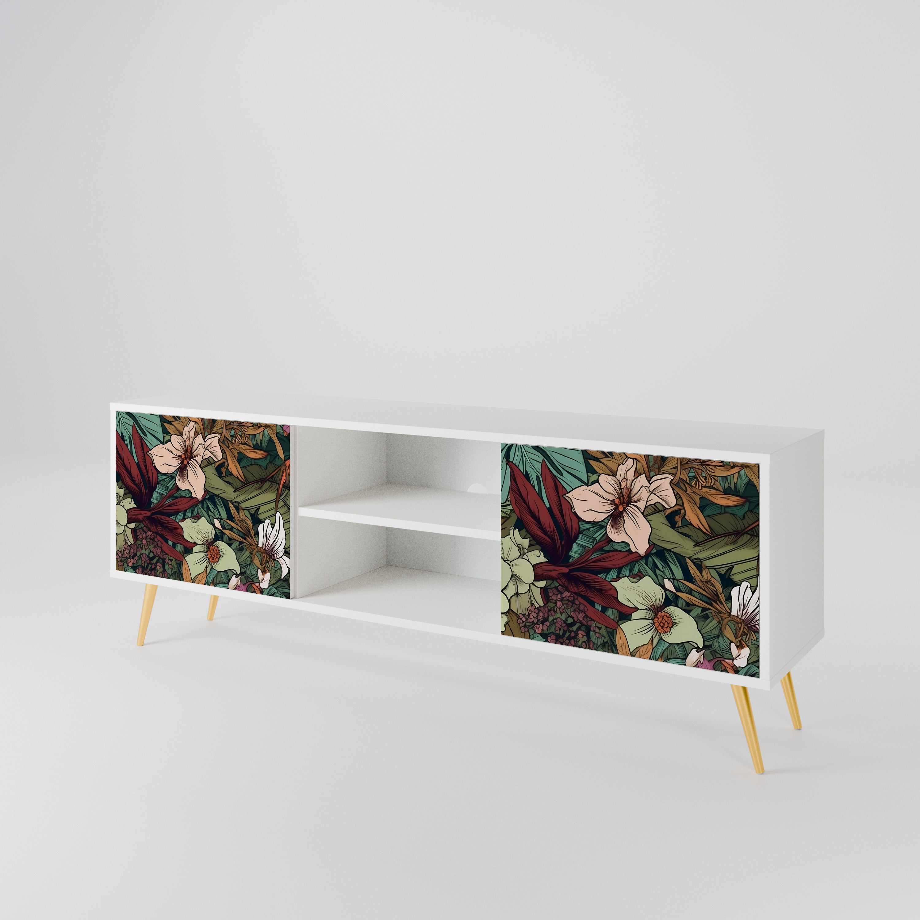 BOTANICAL EMERGENCE Móvel de TV de 2 Portas