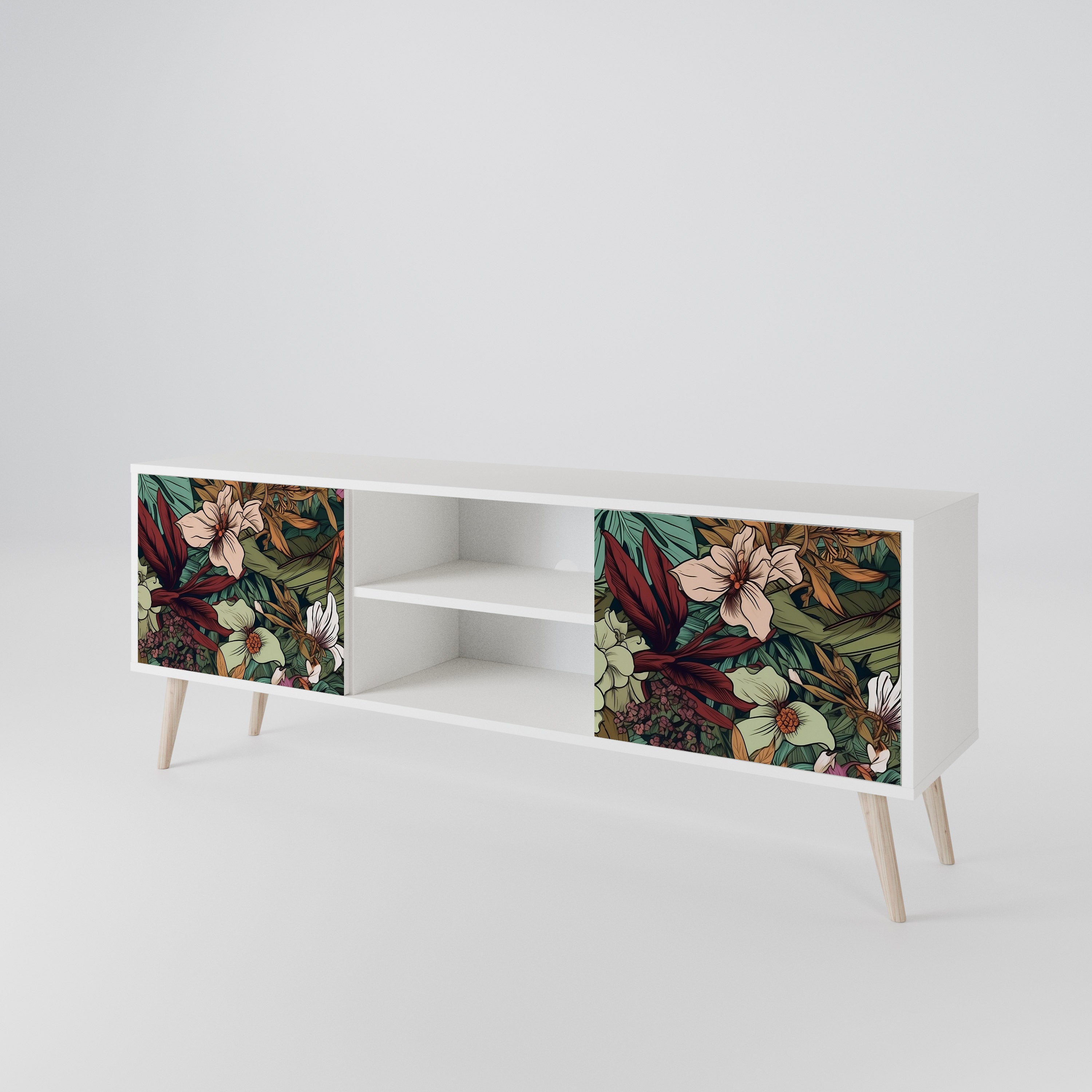 BOTANICAL EMERGENCE Móvel de TV de 2 Portas
