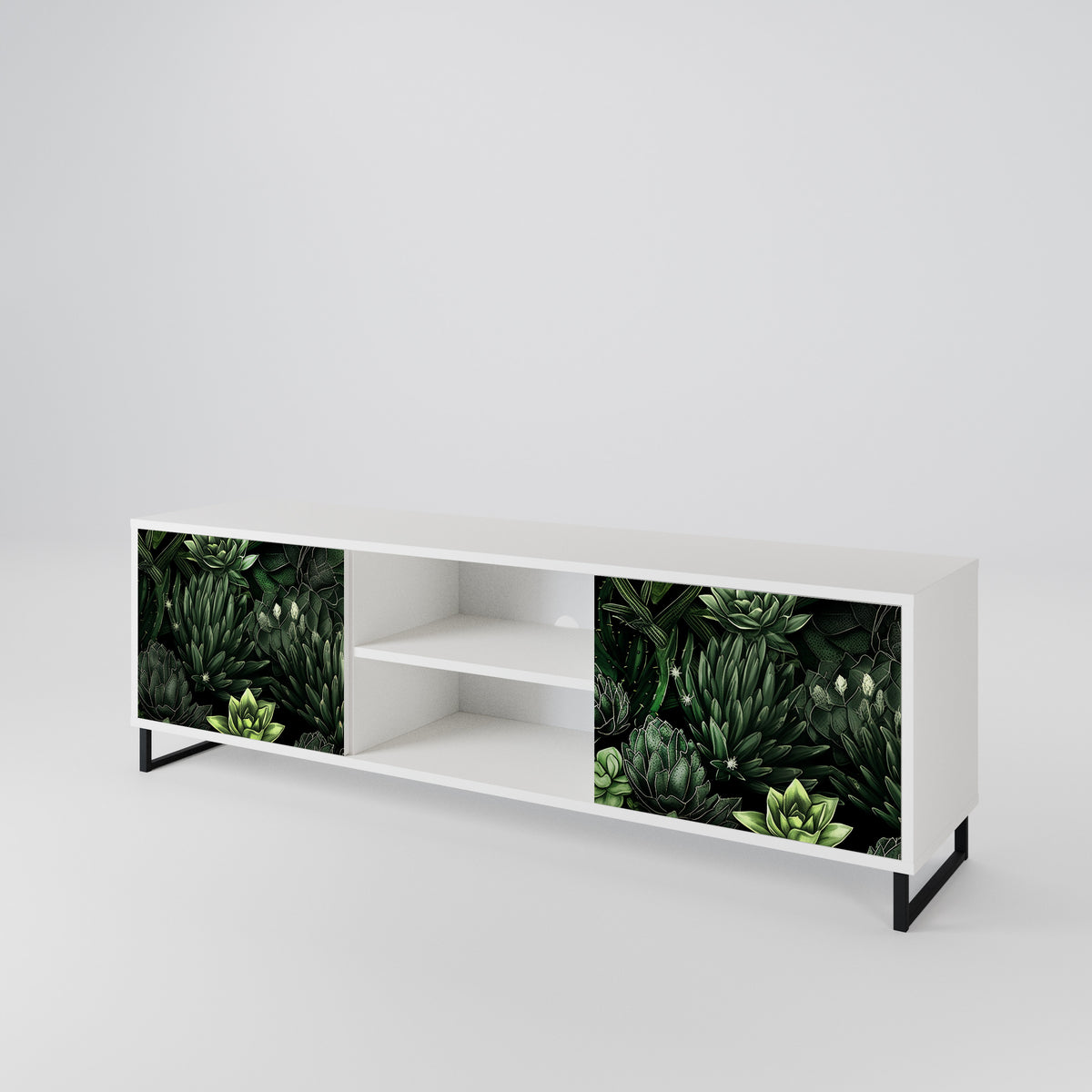 SUCCULENT JUNGLE Móvel de TV de 2 Portas