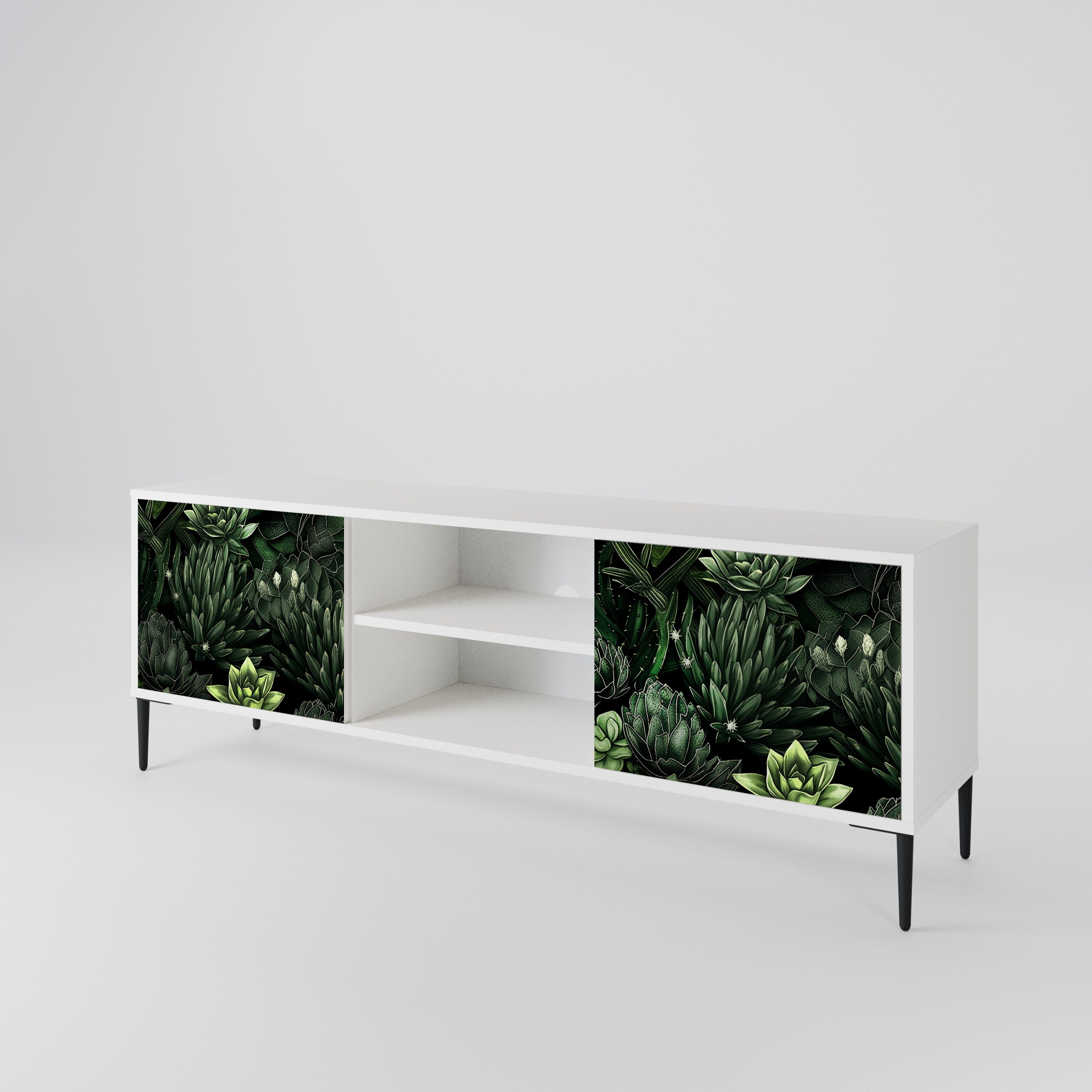 SUCCULENT JUNGLE Móvel de TV de 2 Portas