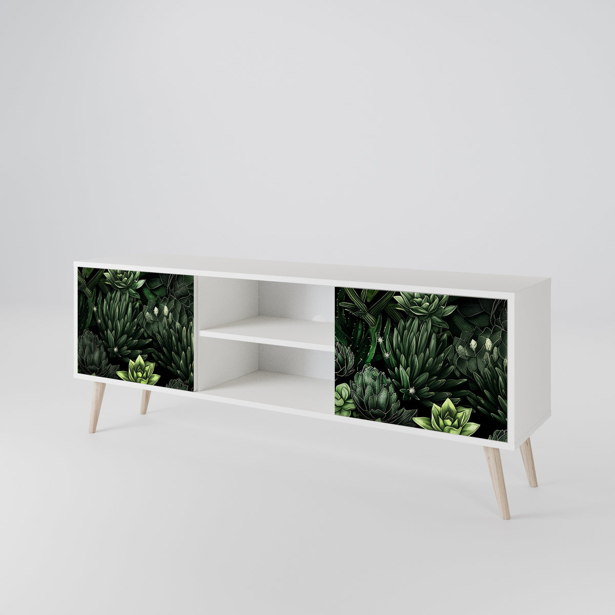 SUCCULENT JUNGLE Móvel de TV de 2 Portas