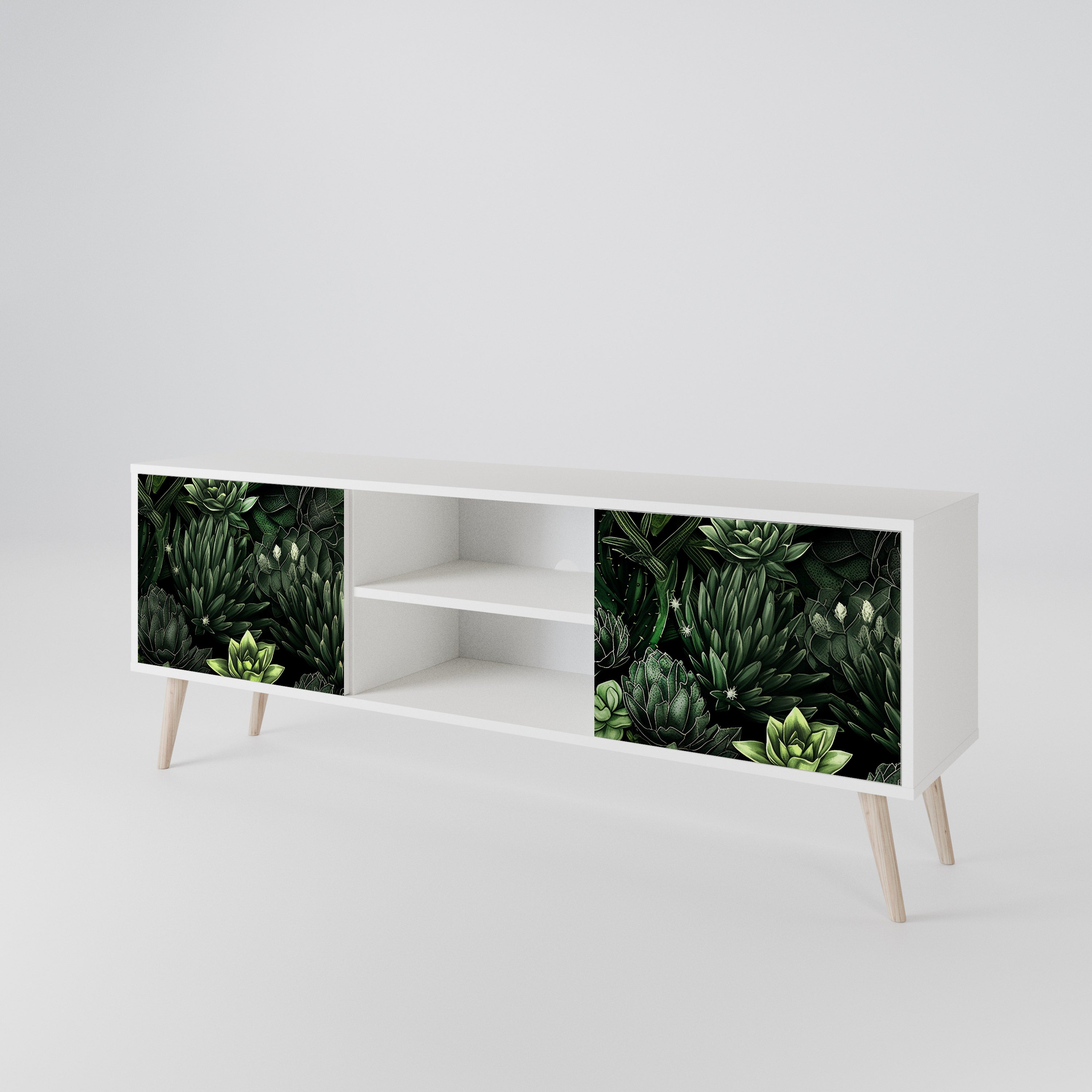 SUCCULENT JUNGLE Móvel de TV de 2 Portas