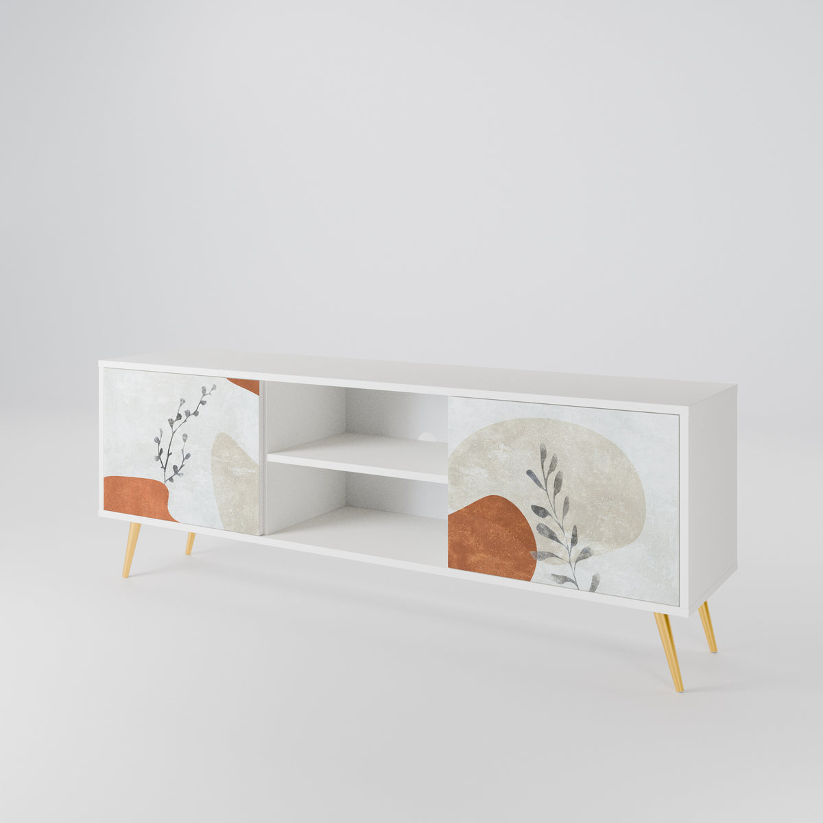 TRANQUIL TWIG Móvel de TV de 2 Portas