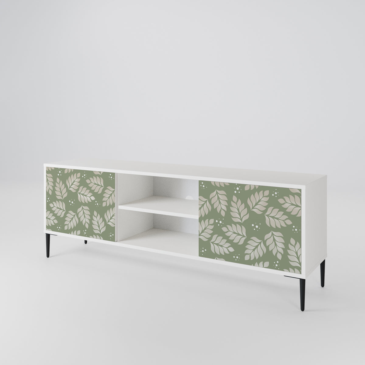LEAVES ON GREEN 2-Door TV Cabinet