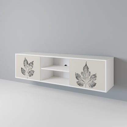 LEAFY STAMPS 2-Door TV Cabinet