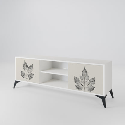 LEAFY STAMPS 2-Door TV Cabinet