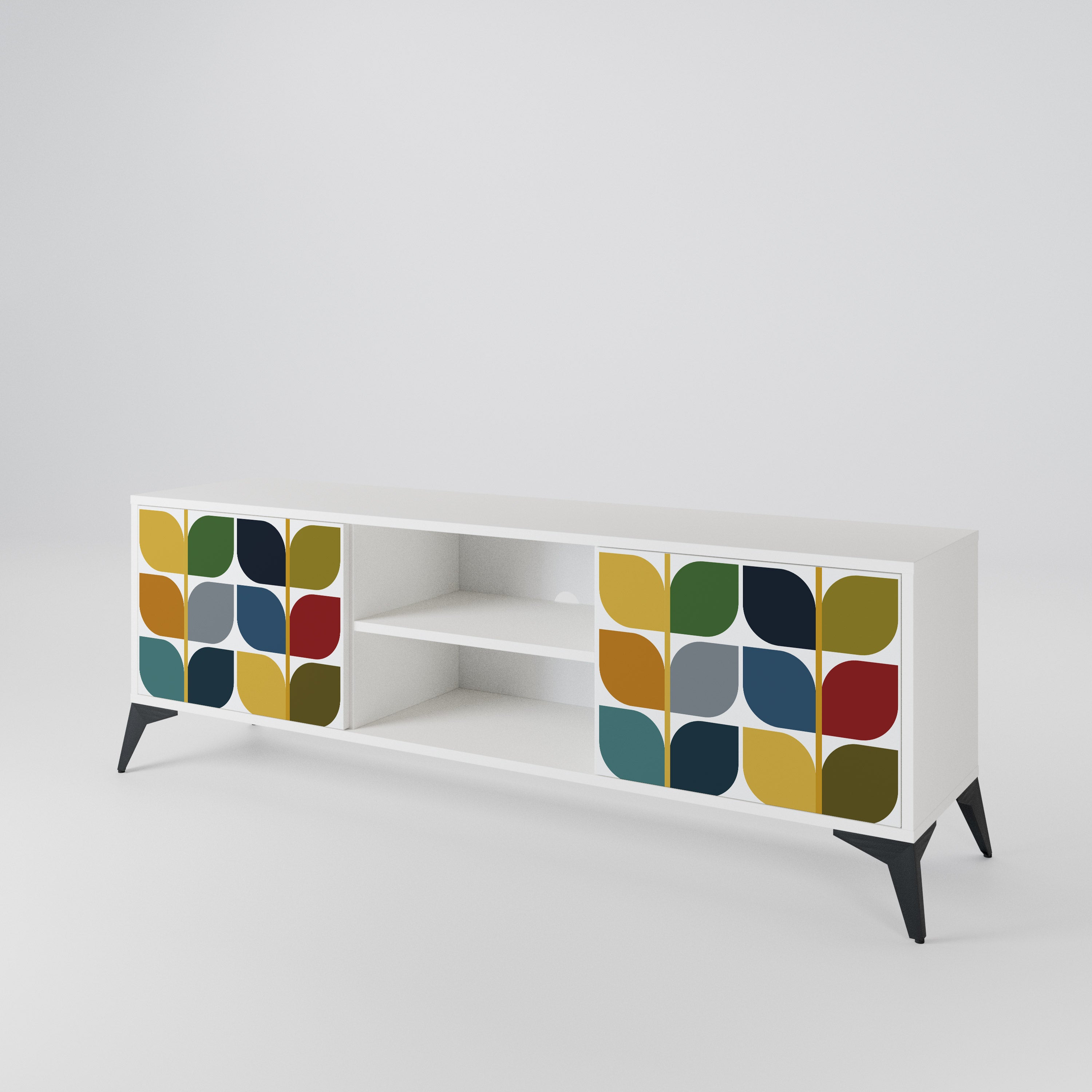 WEIGHTLESS HOURS 2-Door TV Cabinet
