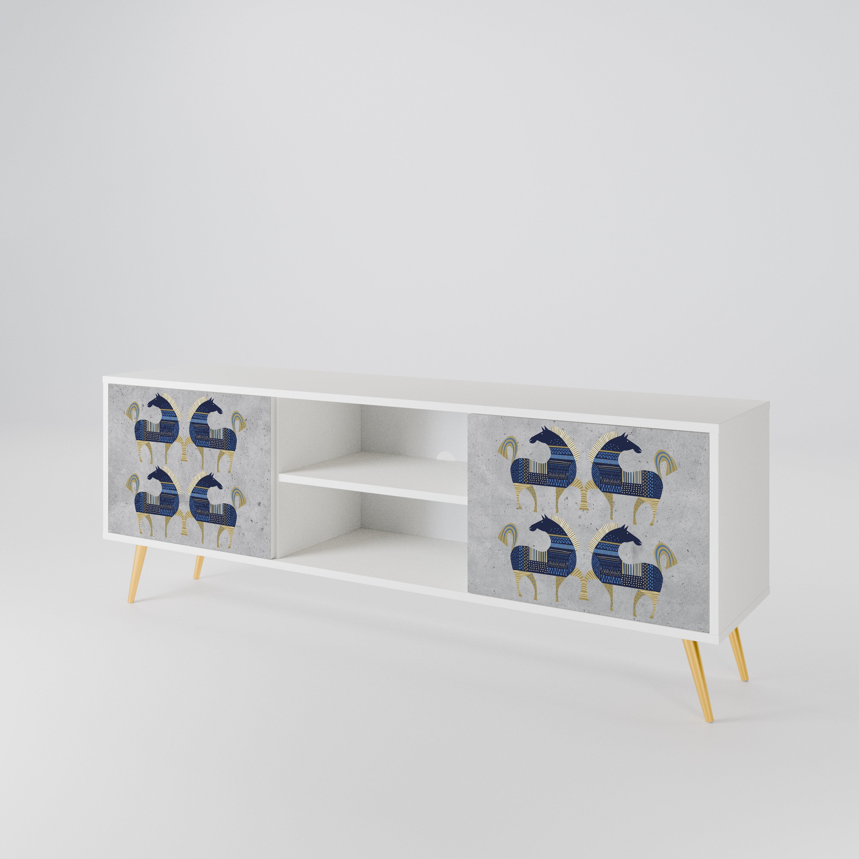 MAJESTIC STEED 2-Door TV Cabinet