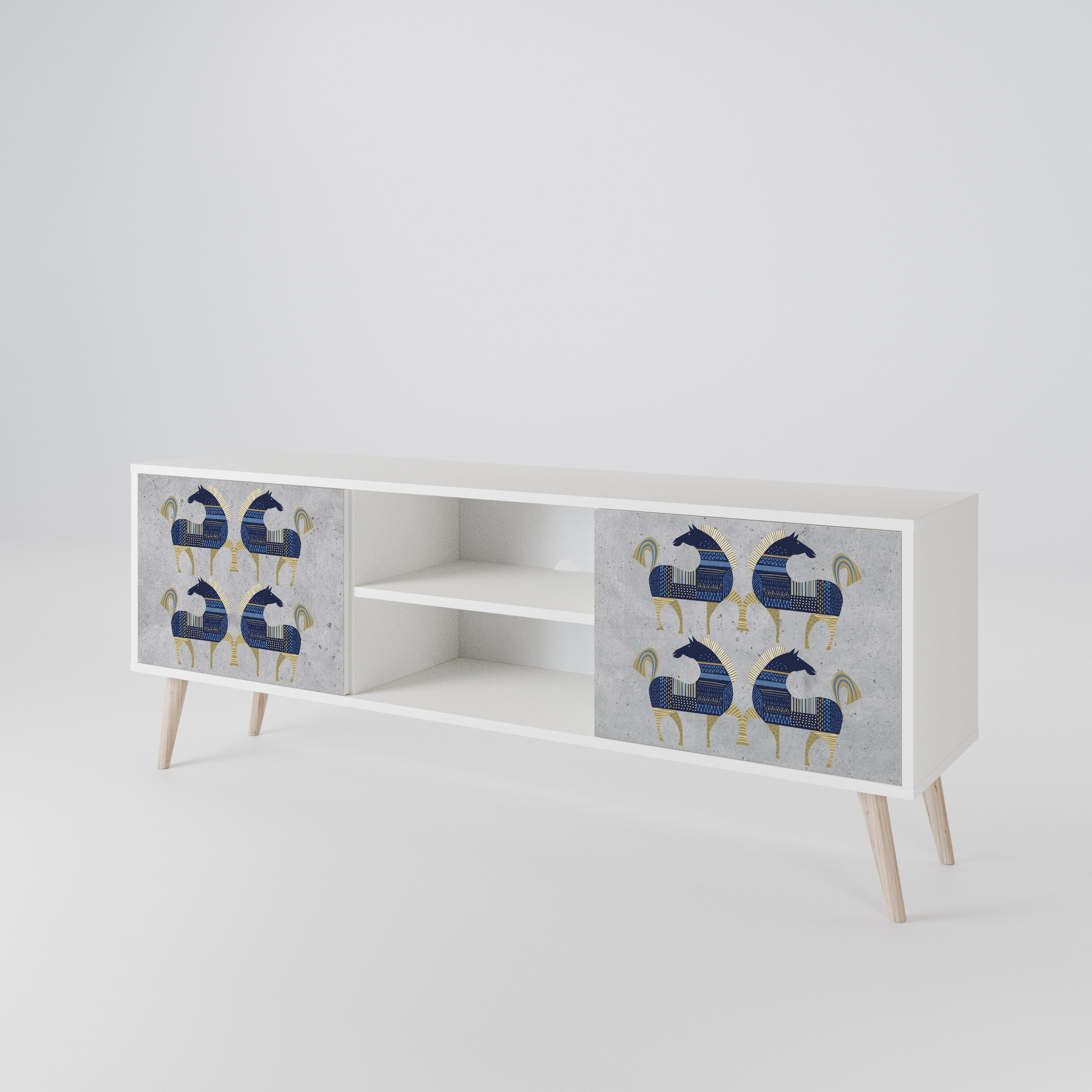 MAJESTIC STEED 2-Door TV Cabinet