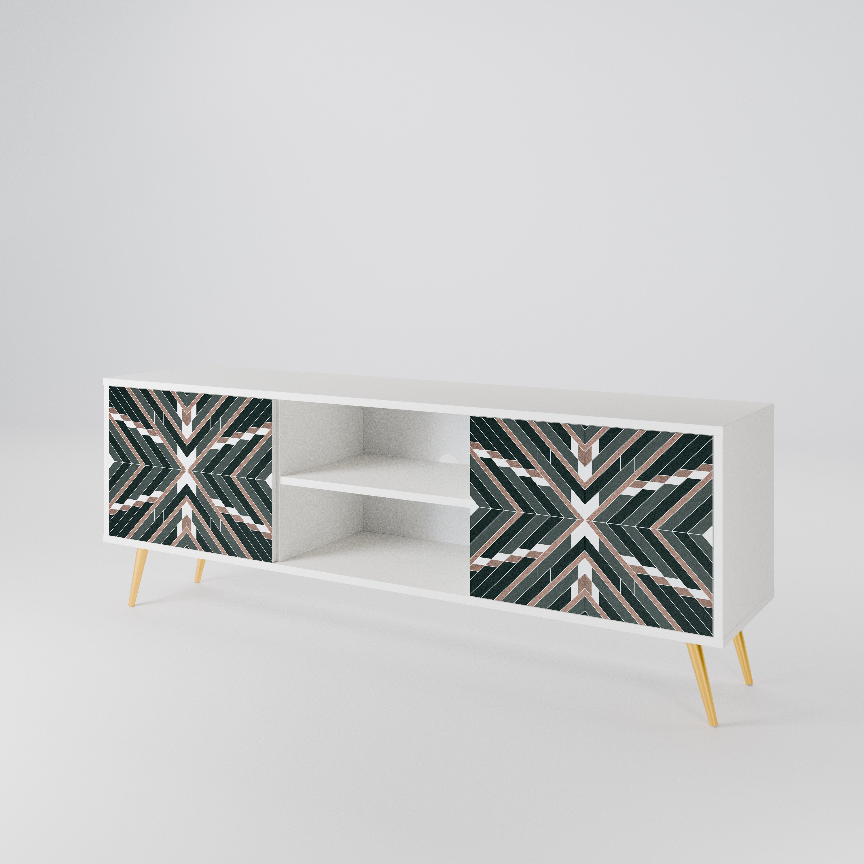 DIMENSION DELIGHTS 2-Door TV Cabinet
