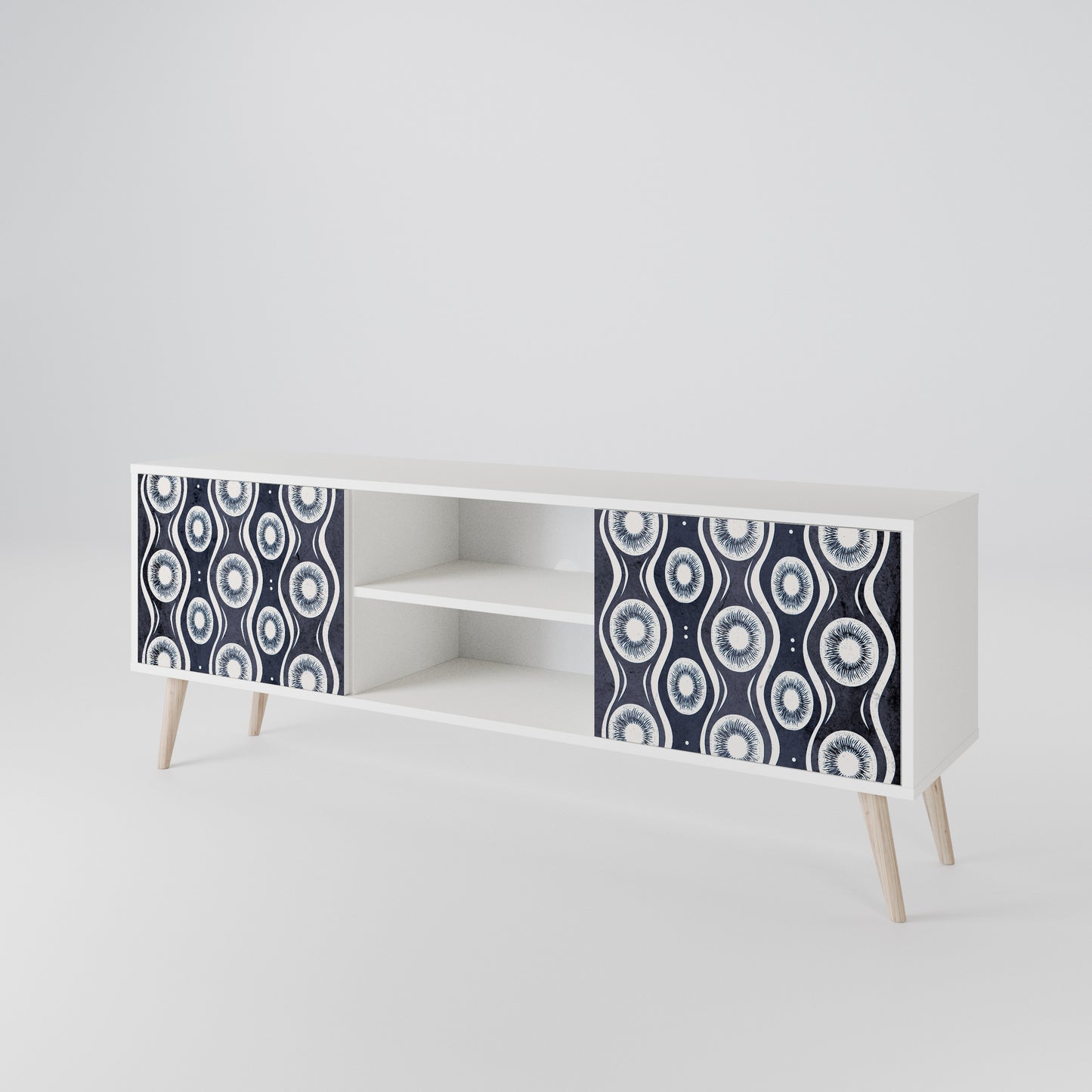 GRAPHITE EYES 2-Door TV Cabinet