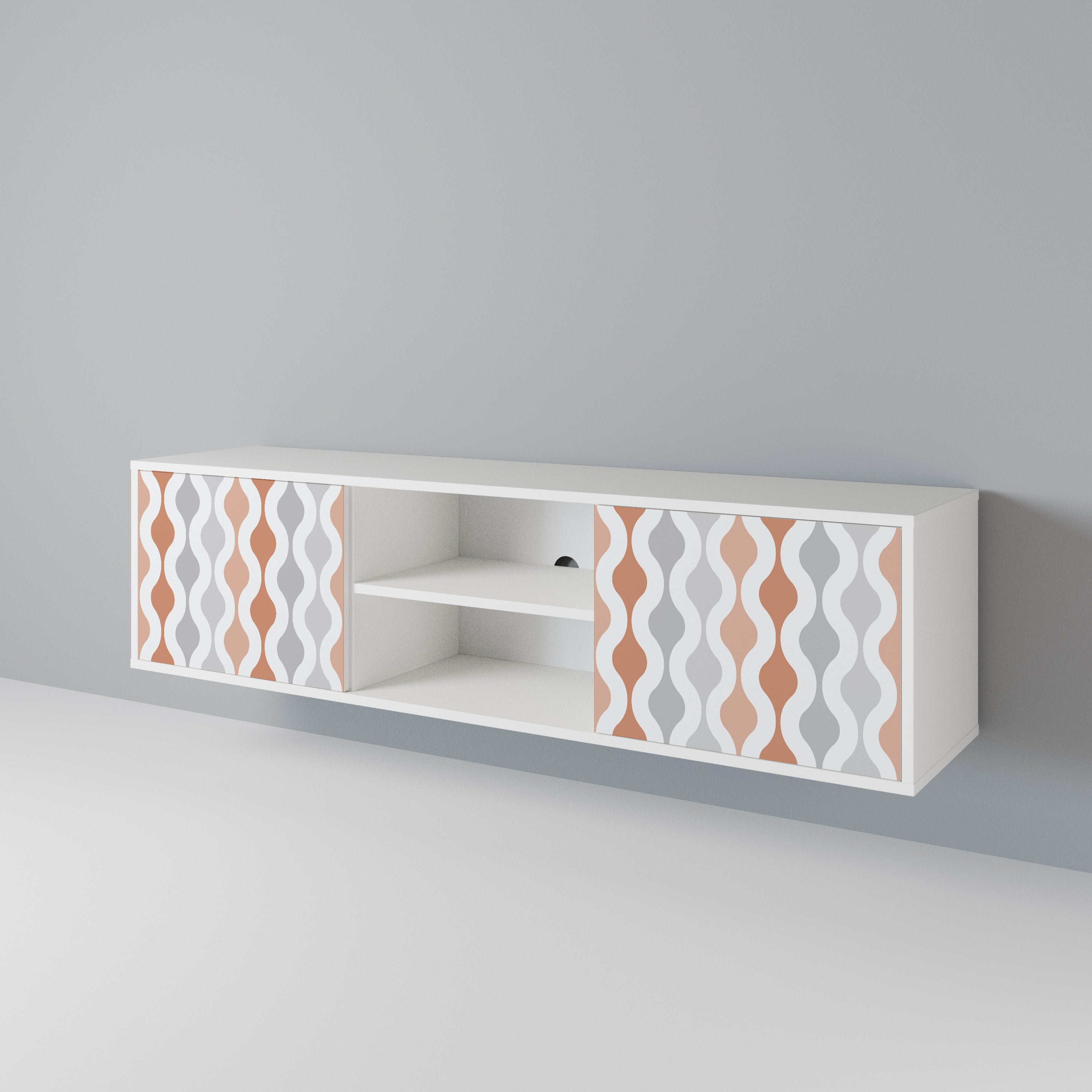 HAZY NOSTALGIA 2-Door TV Cabinet