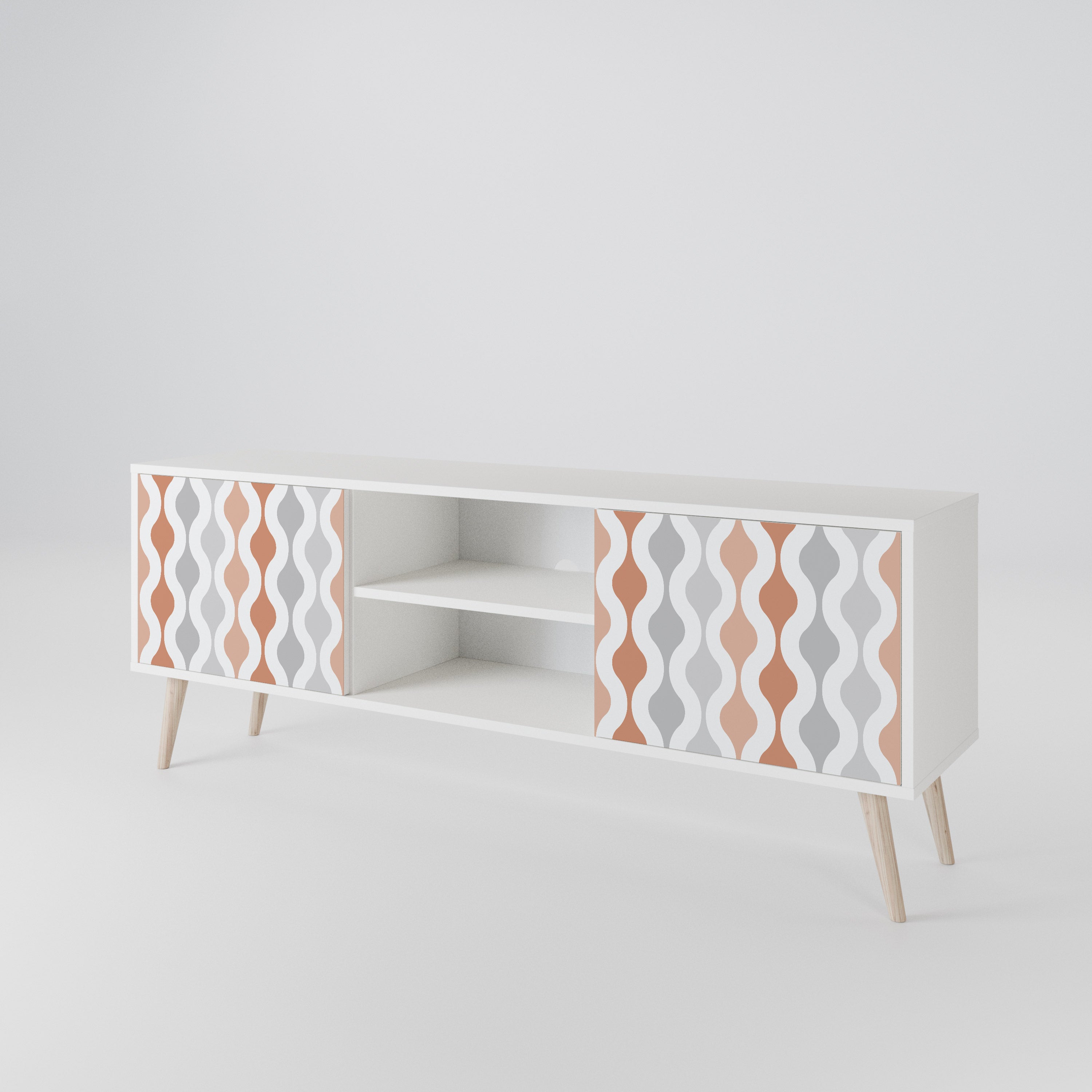 HAZY NOSTALGIA 2-Door TV Cabinet