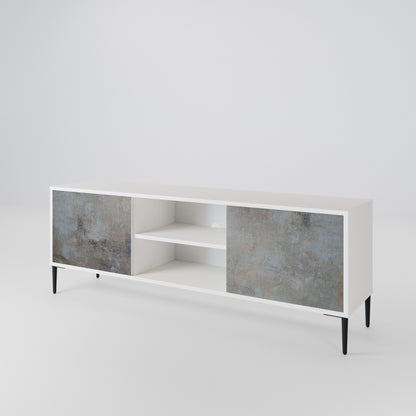CONCRETE WALL Móvel de TV de 2 Portas