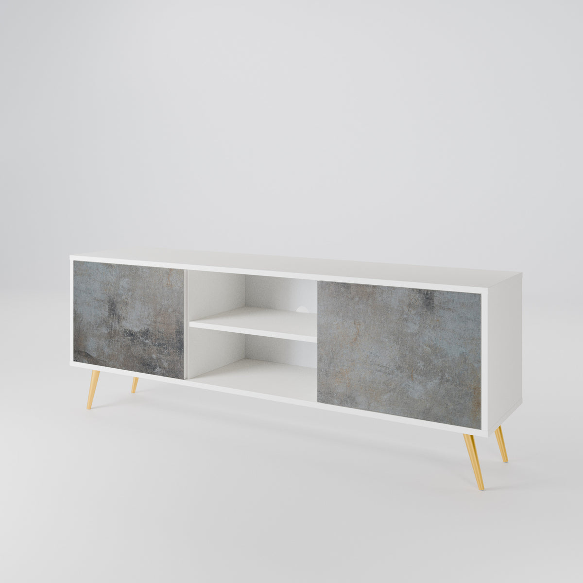 CONCRETE WALL Móvel de TV de 2 Portas