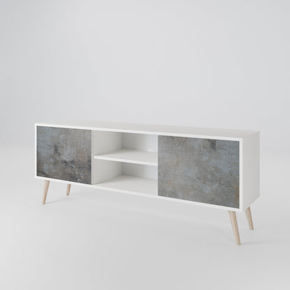 CONCRETE WALL Móvel de TV de 2 Portas