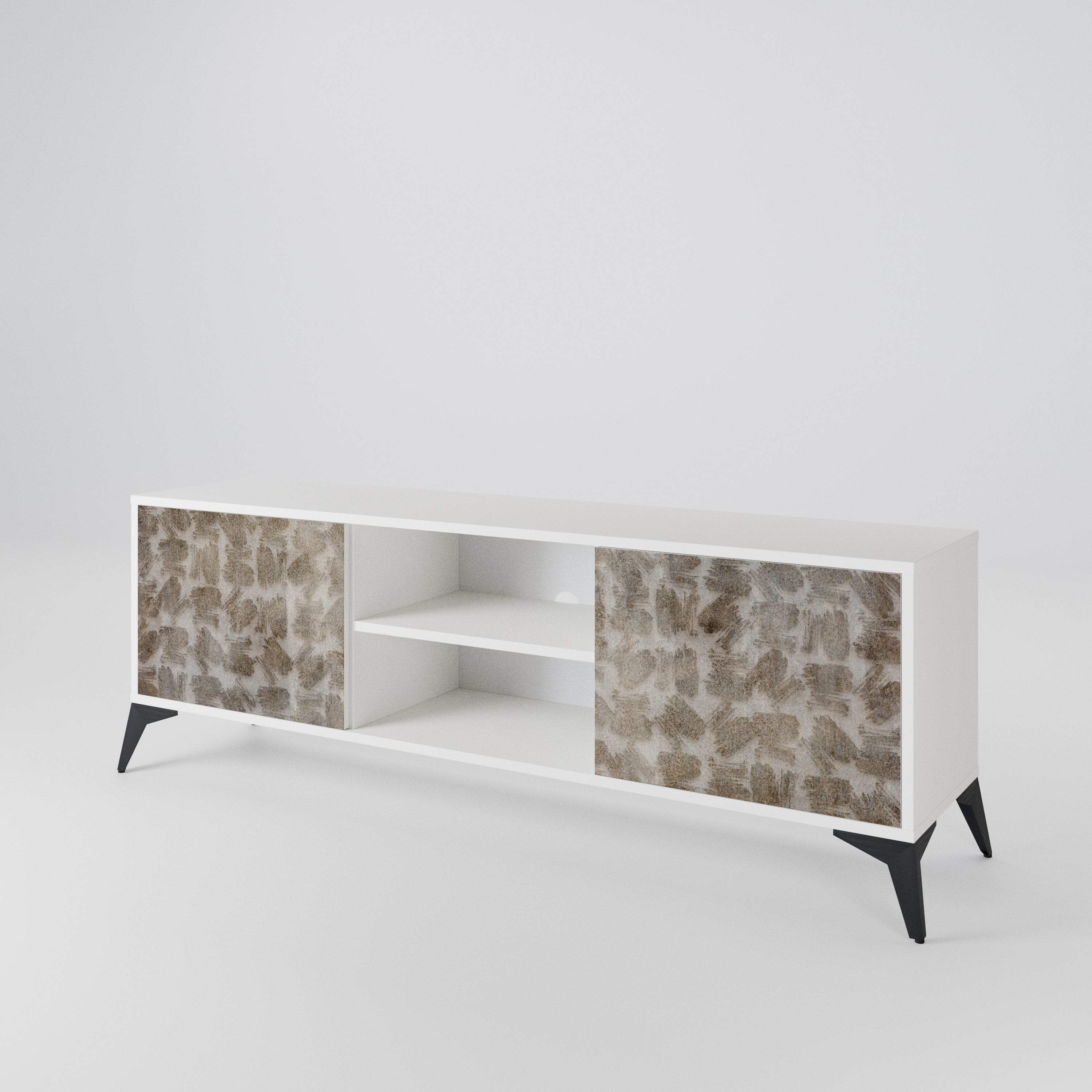 SLIGHTLY BLURRED 2-Door TV Cabinet