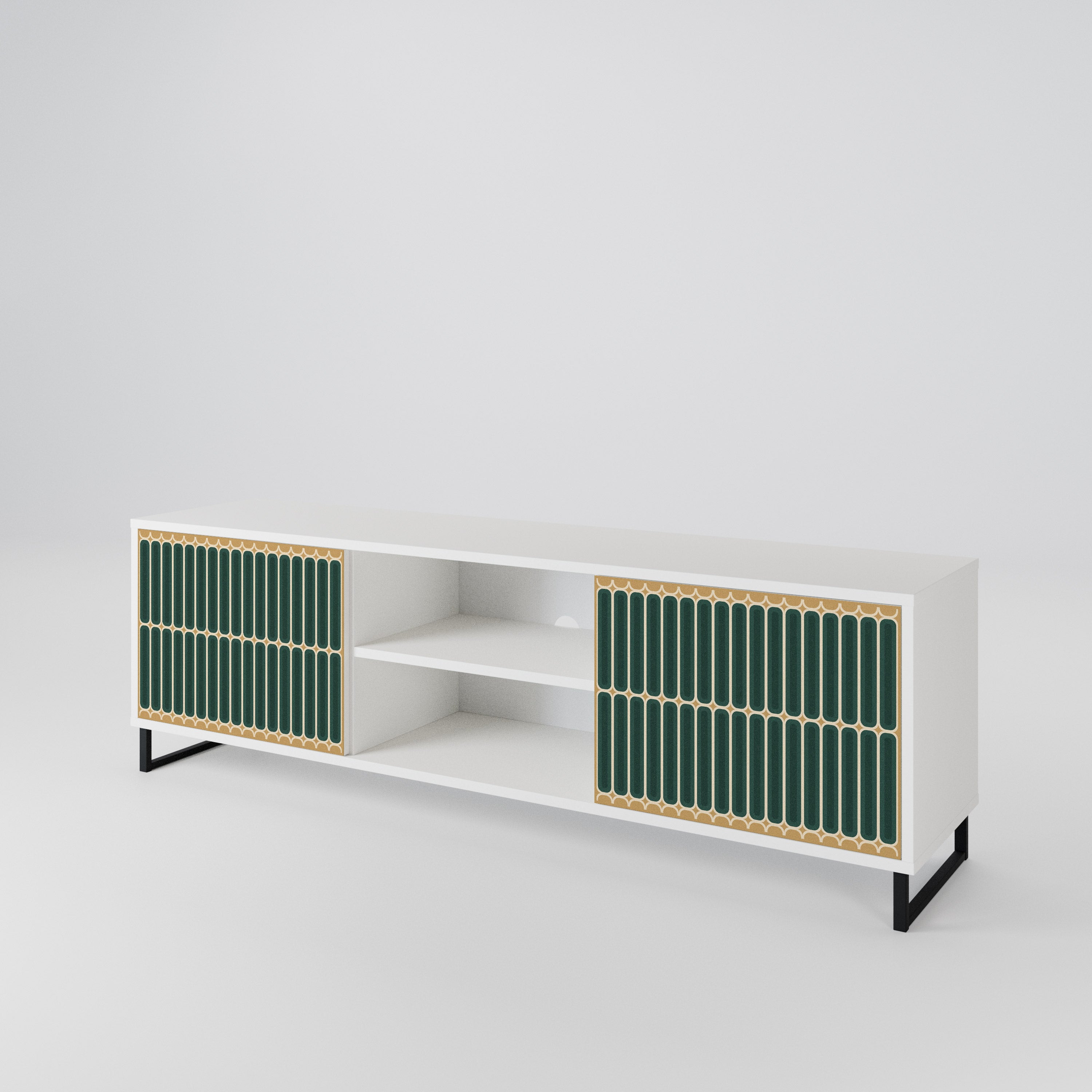 ILUSION GATE 2-Door TV Cabinet