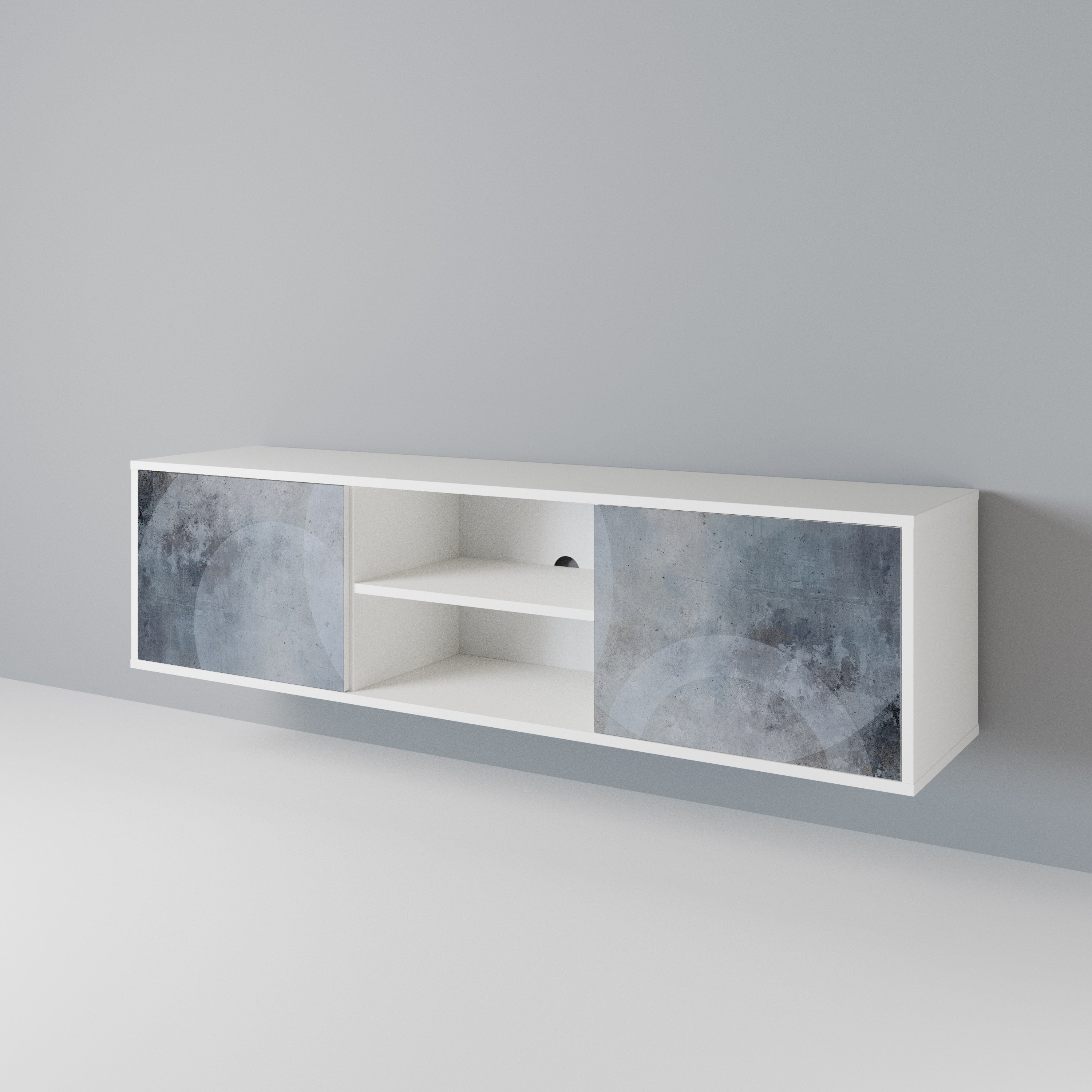 MUTED ARC 2-Door TV Cabinet