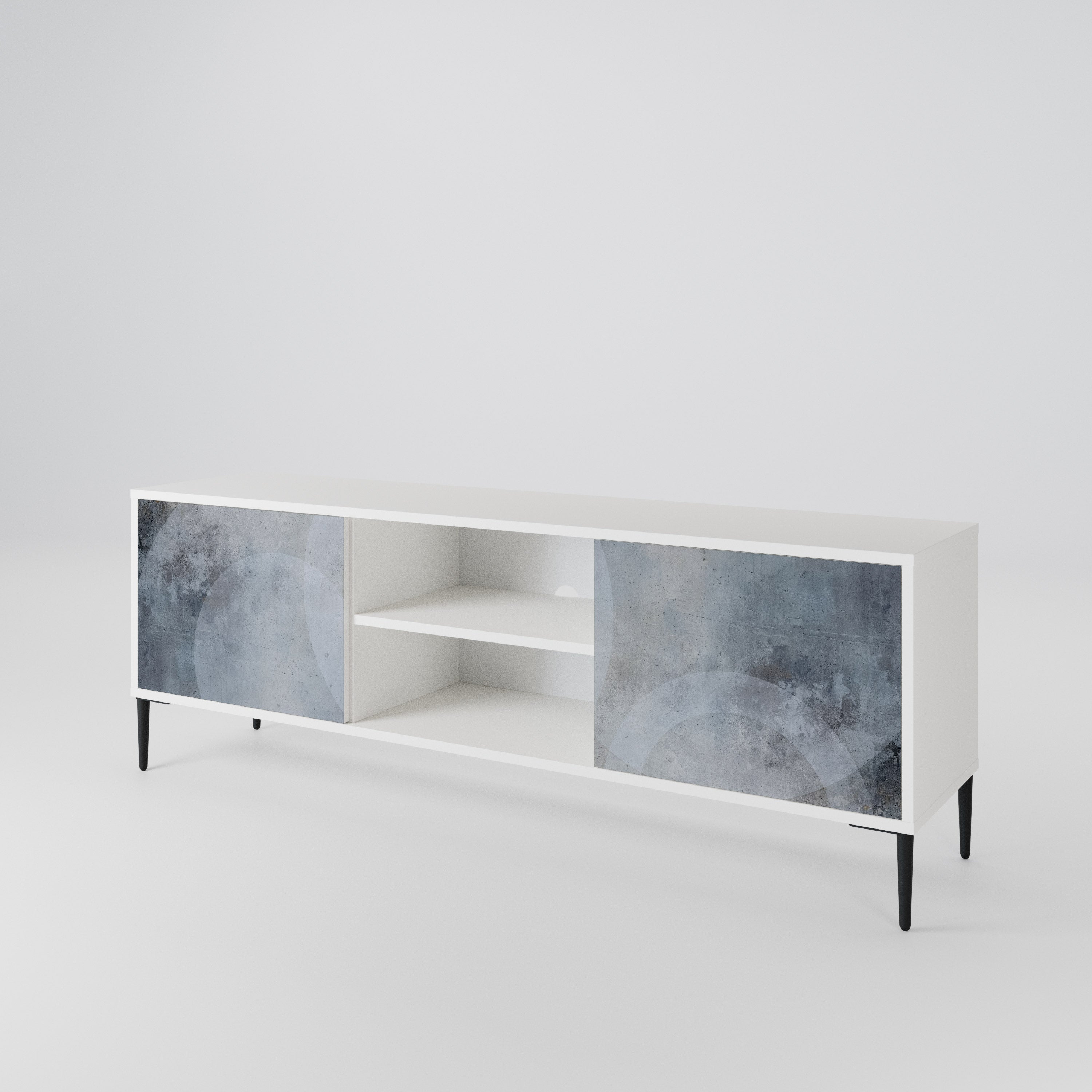 MUTED ARC 2-Door TV Cabinet