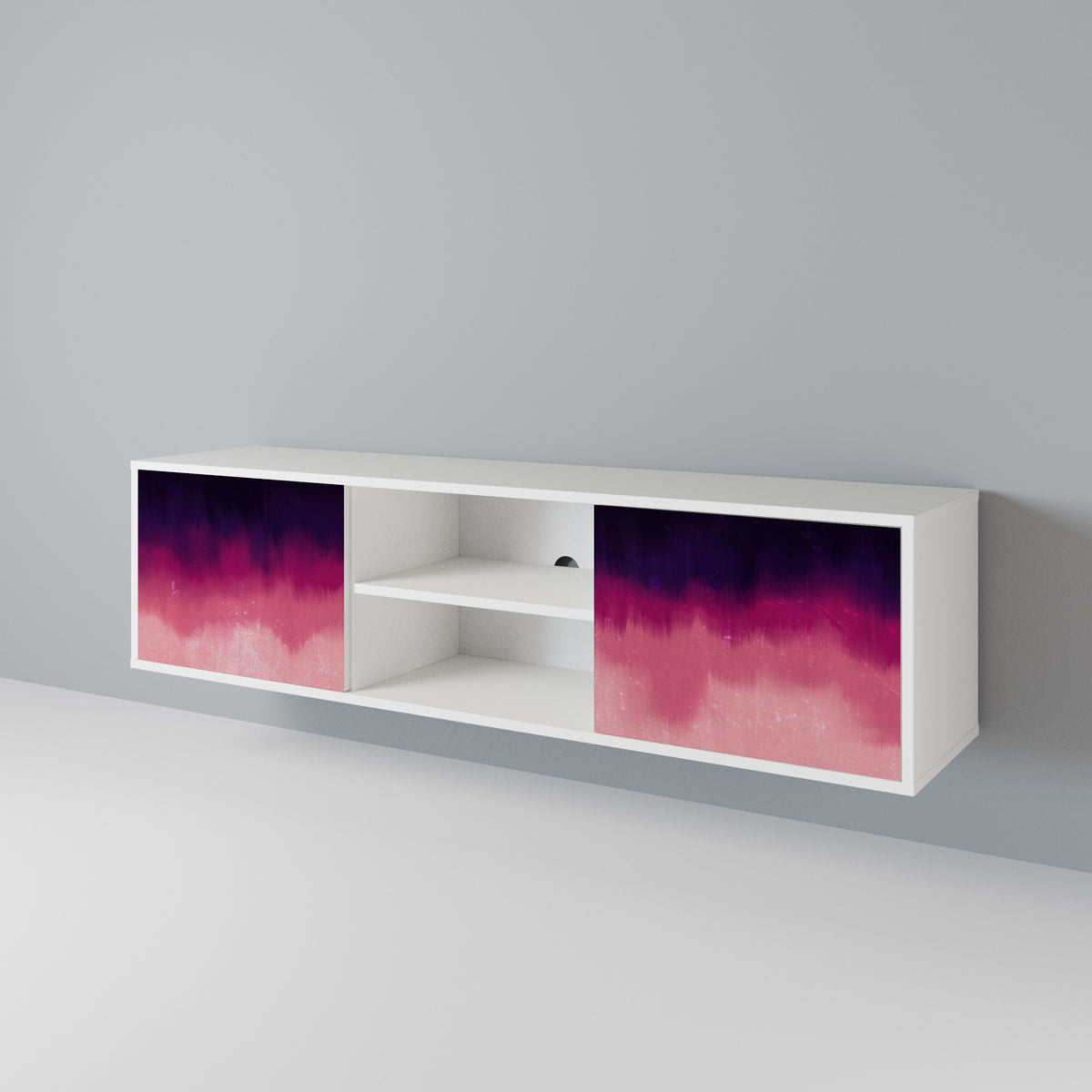 AURORA BOREALIS Móvel de TV de 2 Portas