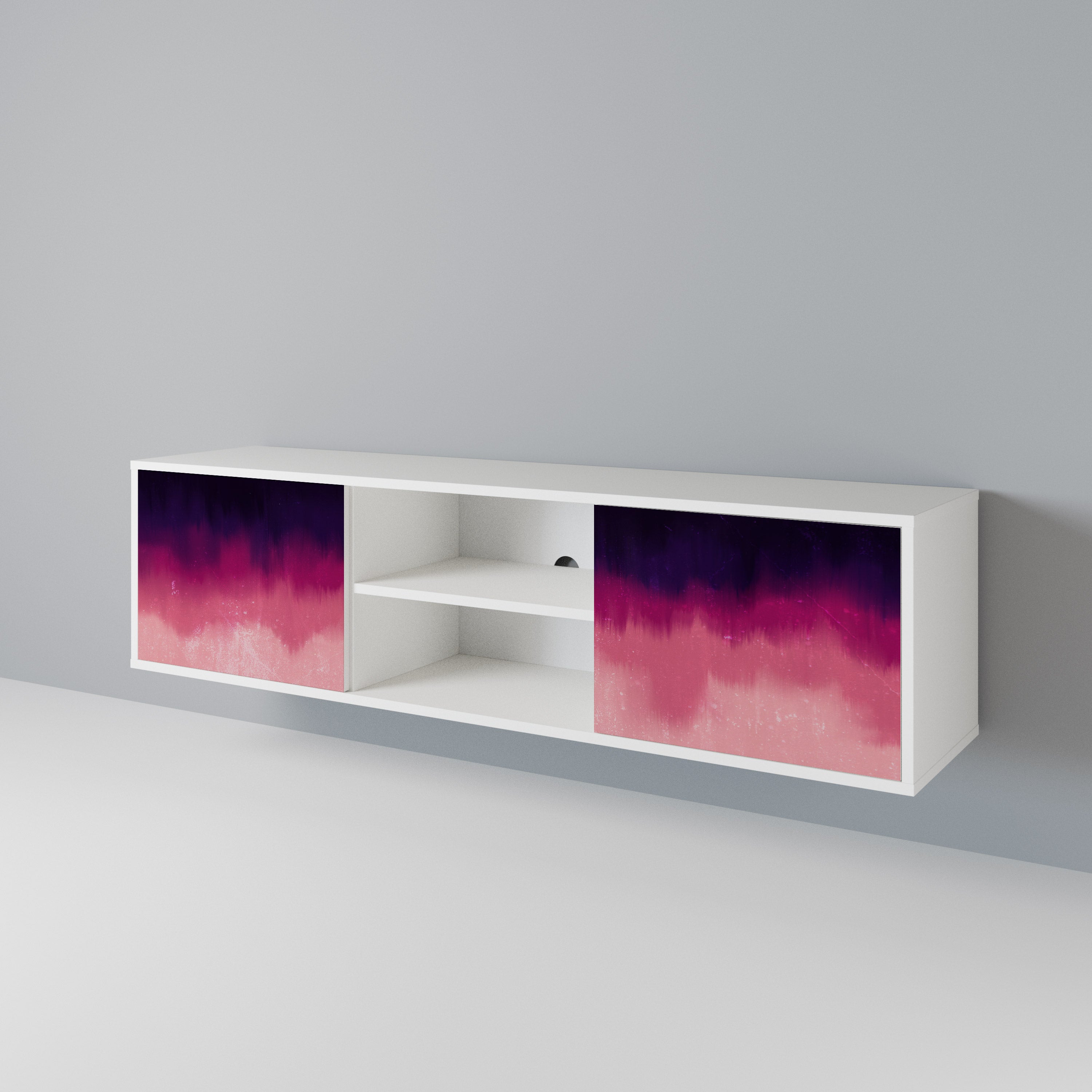 AURORA BOREALIS 2-Door TV Cabinet