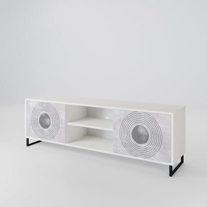 SOLID CIRCLES 2-Door TV Cabinet