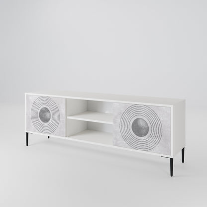 SOLID CIRCLES 2-Door TV Cabinet