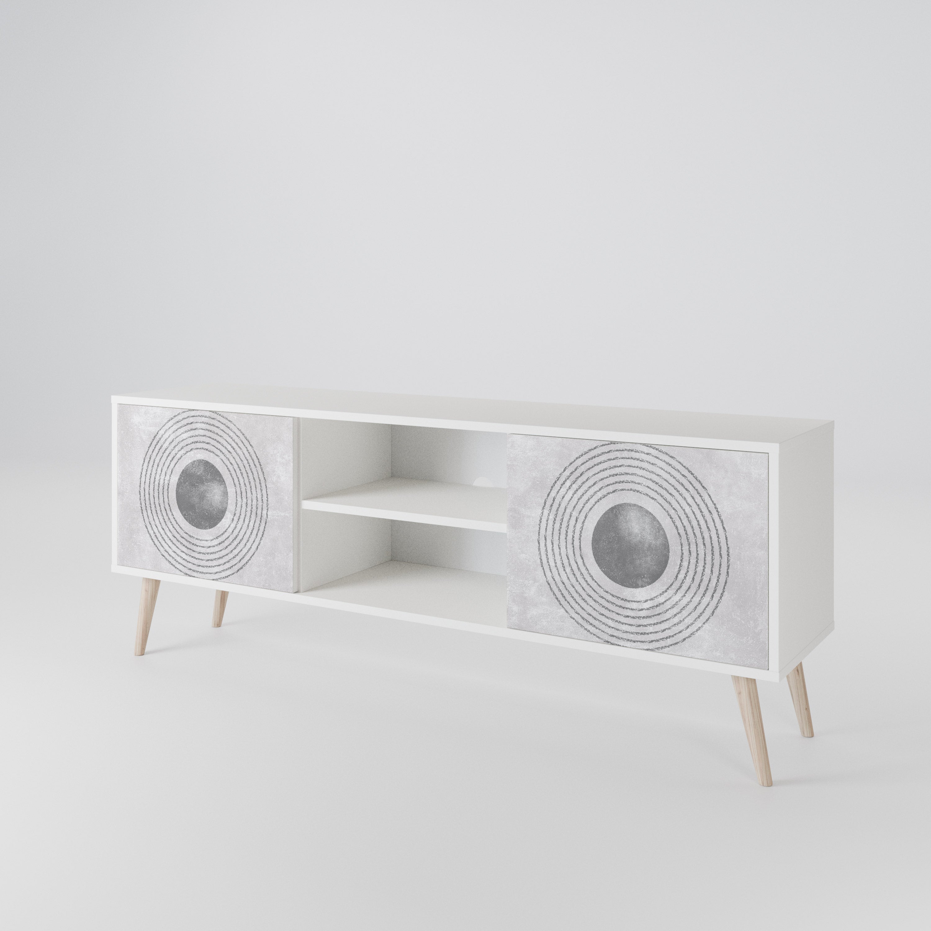 SOLID CIRCLES 2-Door TV Cabinet