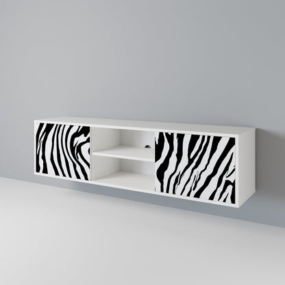 SPLENDID ZEBRA Móvel de TV de 2 Portas