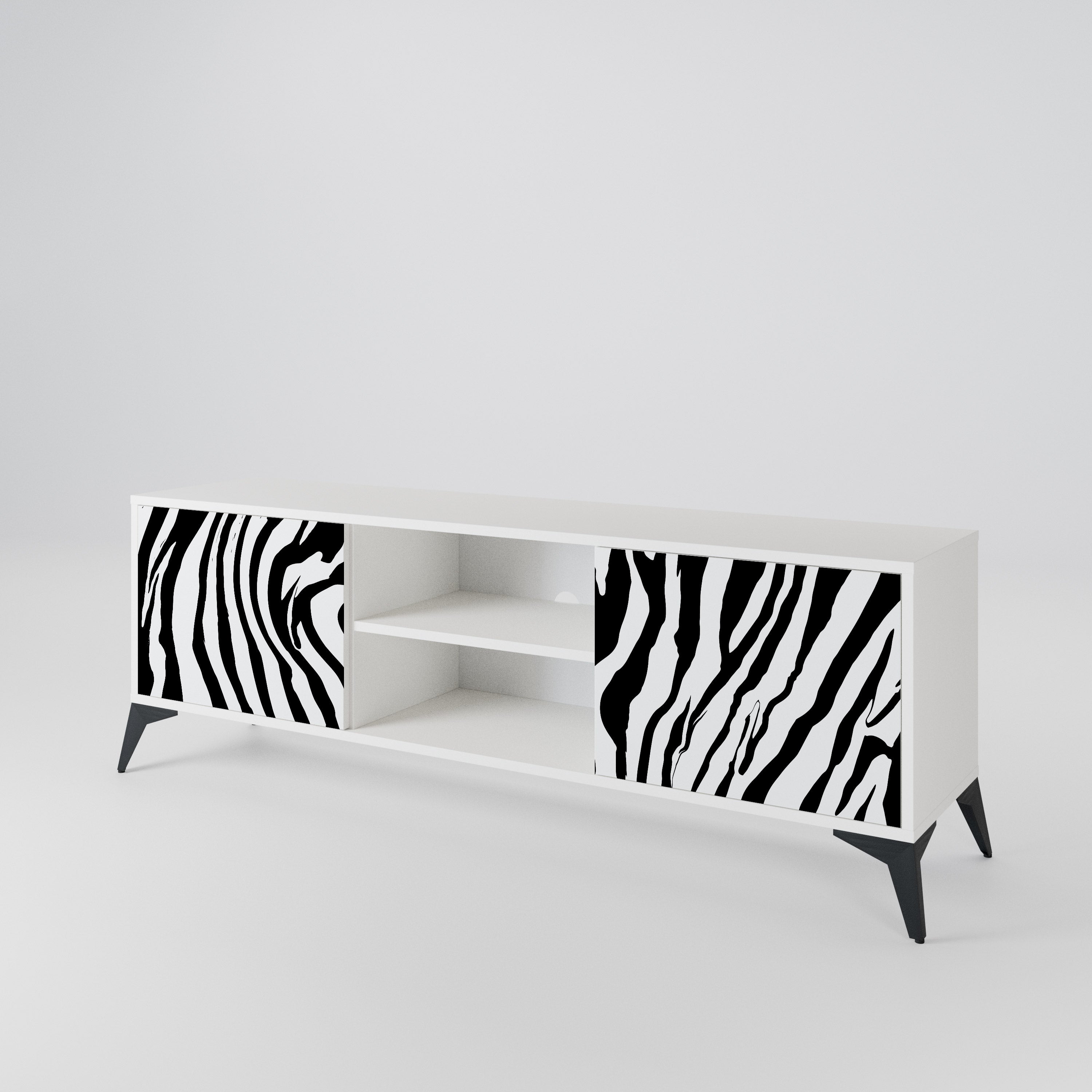 SPLENDID ZEBRA 2-Door TV Cabinet