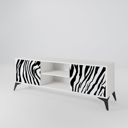 SPLENDID ZEBRA Móvel de TV de 2 Portas