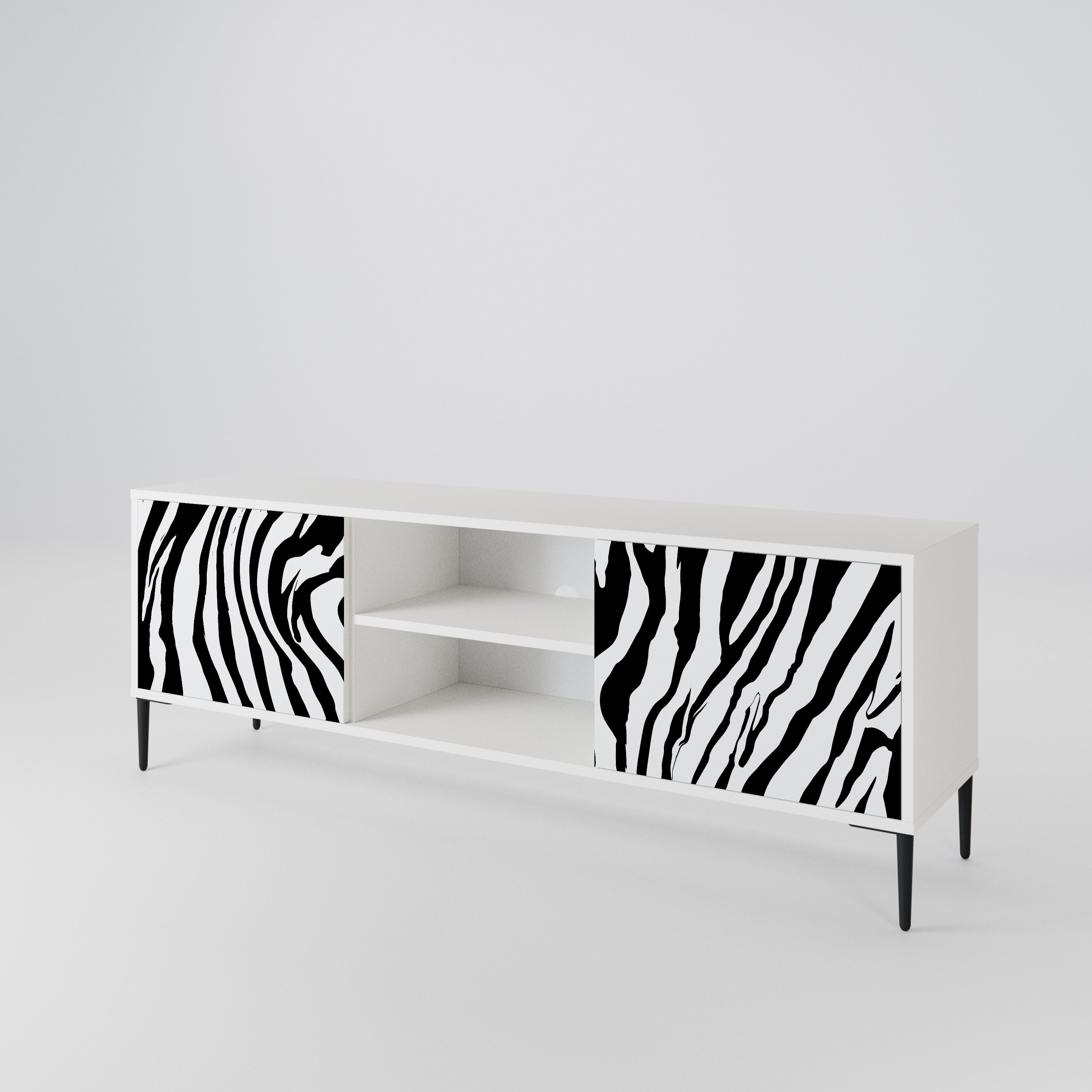 SPLENDID ZEBRA 2-Door TV Cabinet