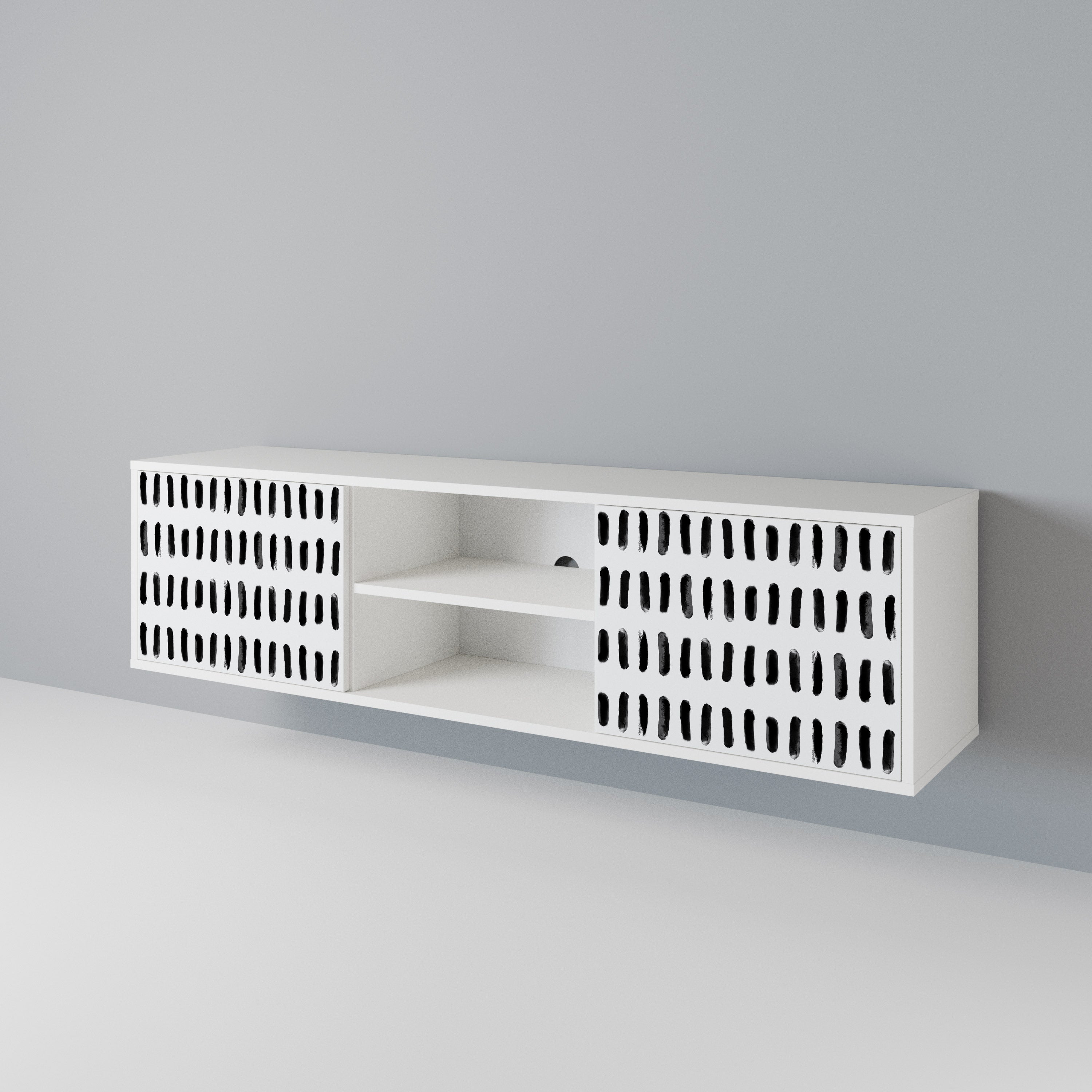 NIGHTY MELODIES 2-Door TV Cabinet