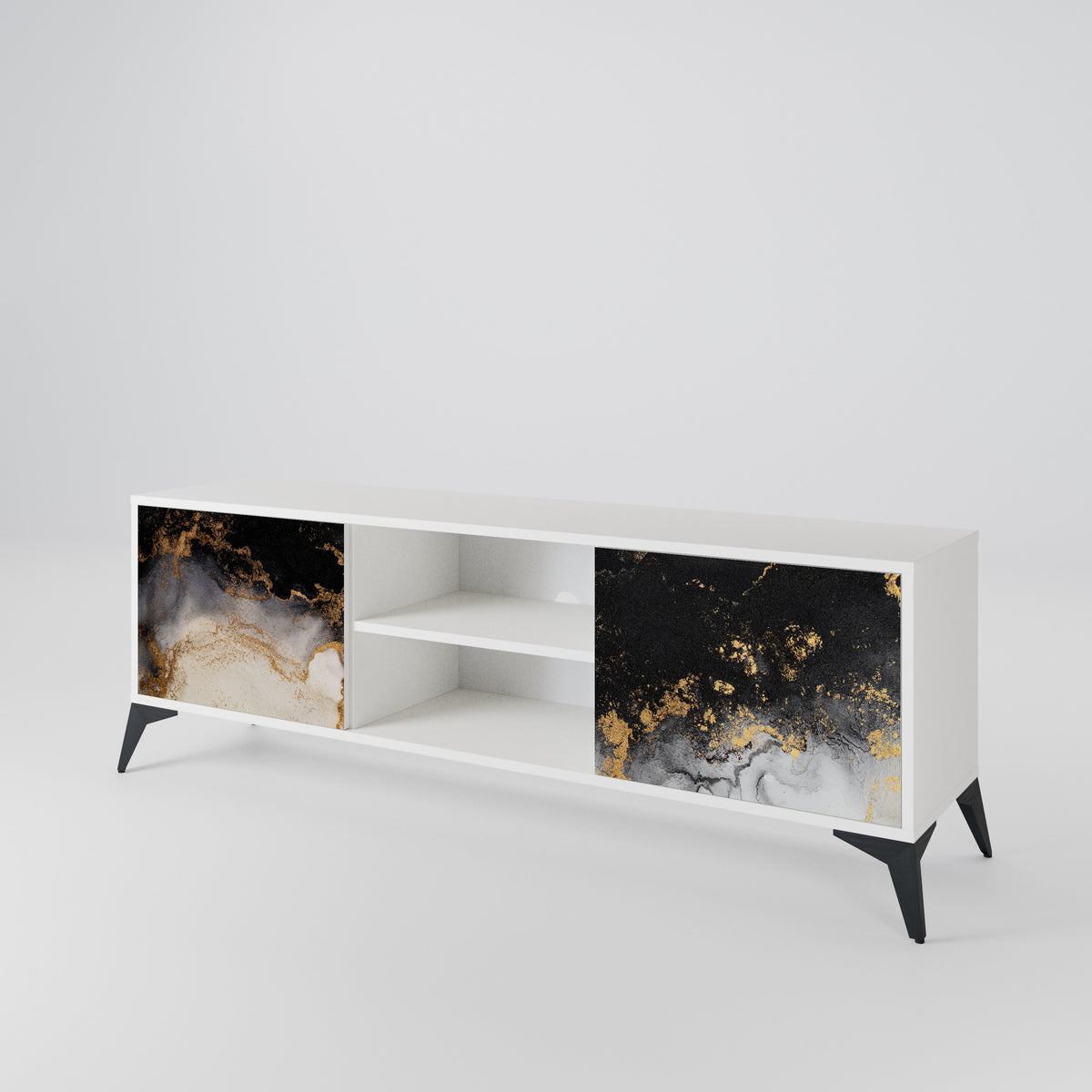 MARBLE OF TOMMORROW Móvel de TV de 2 Portas