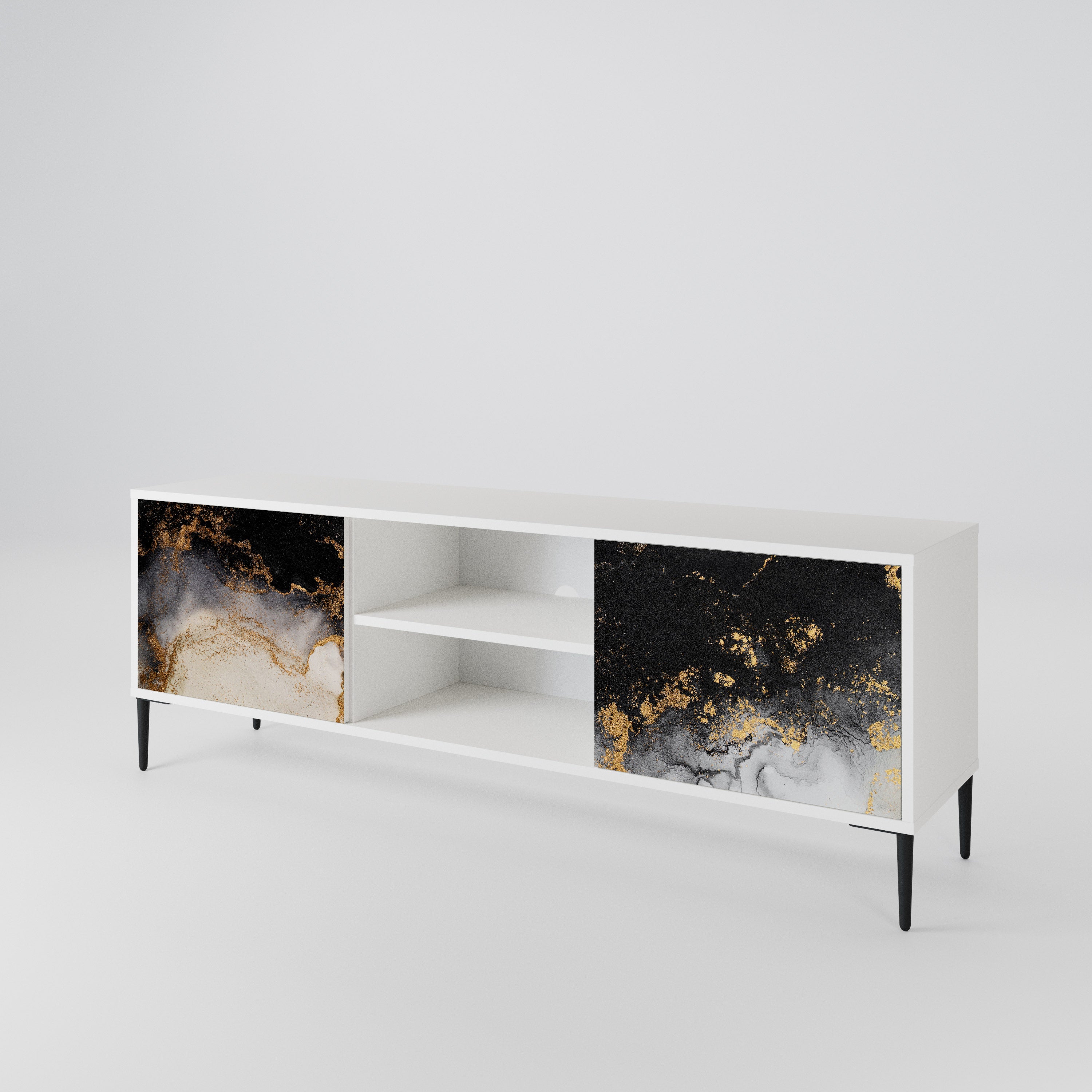 MARBLE OF TOMMORROW 2-Door TV Cabinet