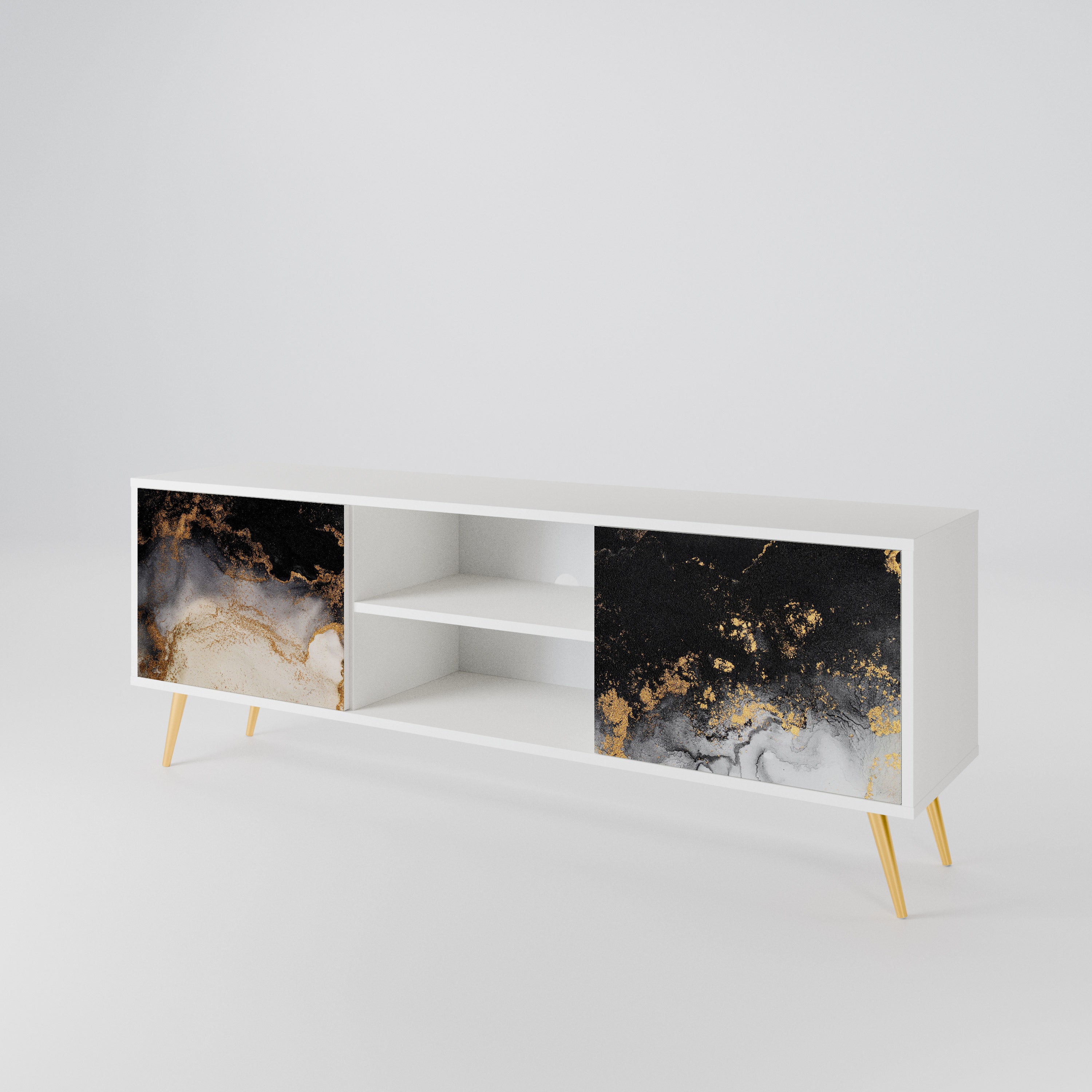 MARBLE OF TOMMORROW 2-Door TV Cabinet