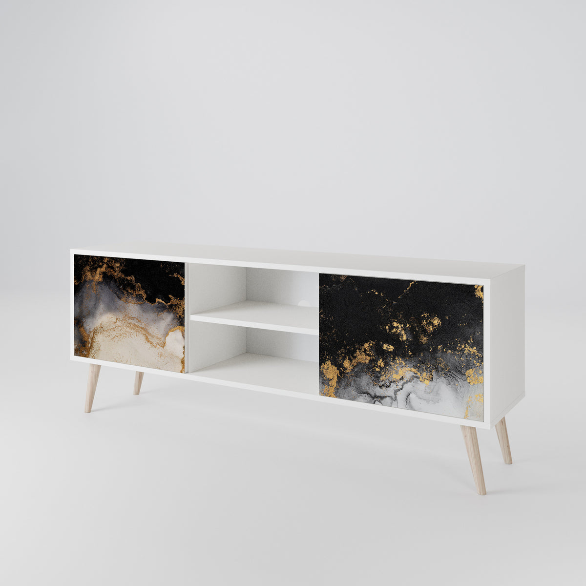 MARBLE OF TOMMORROW Móvel de TV de 2 Portas