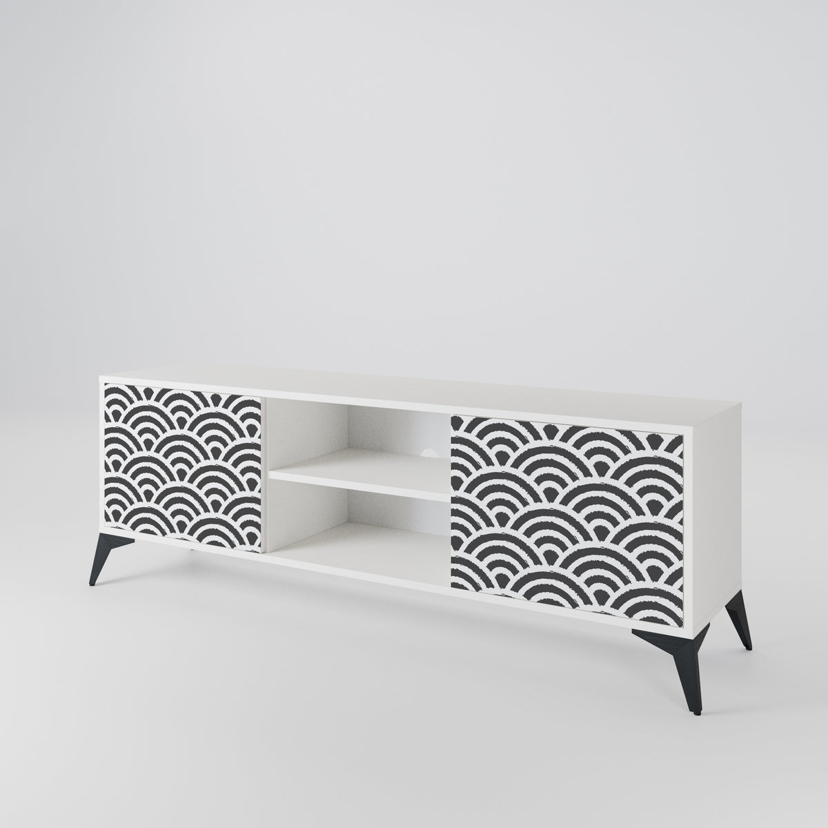 GLOOMY HOST Móvel de TV de 2 Portas