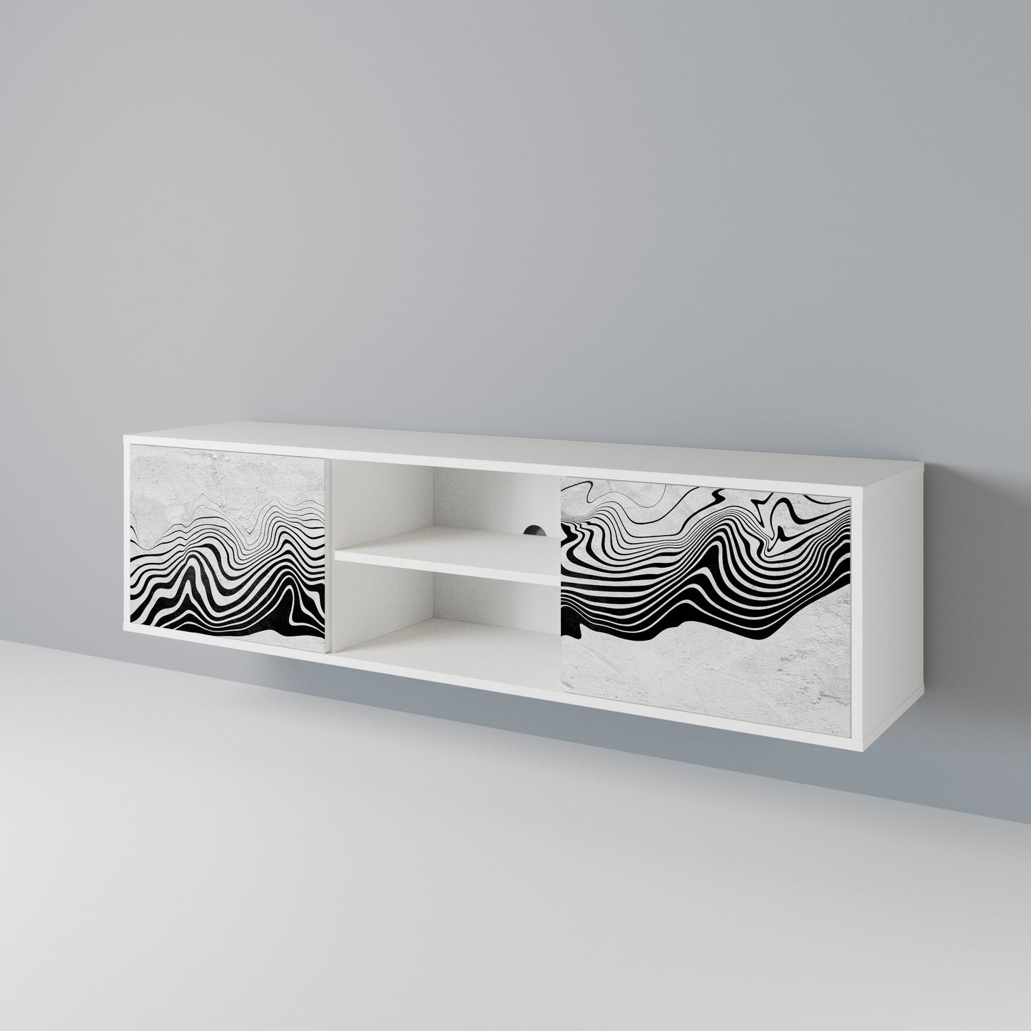 MONOCHROME MIRAGE 2-Door TV Cabinet
