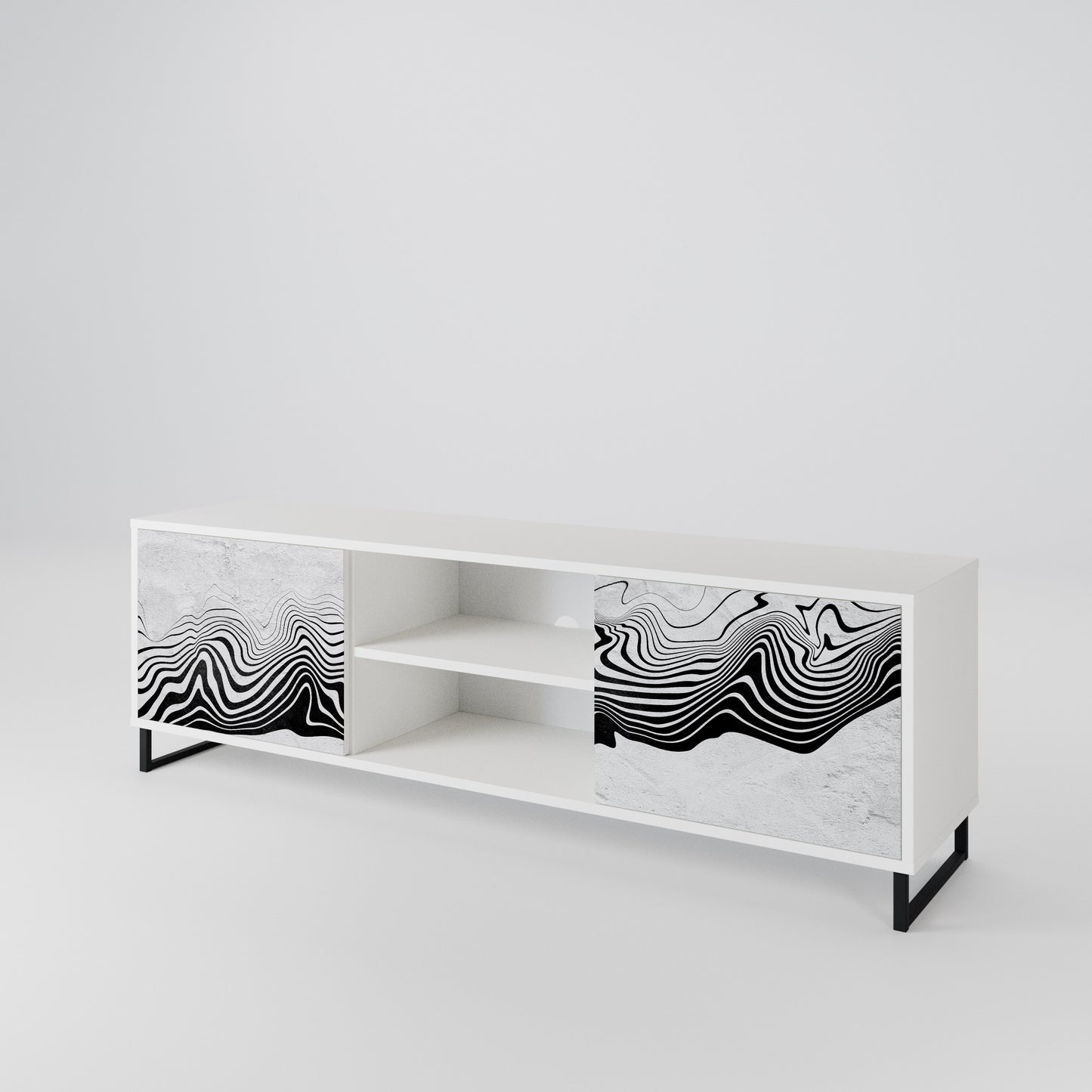 MONOCHROME MIRAGE 2-Door TV Cabinet