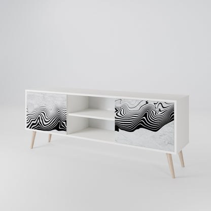 MONOCHROME MIRAGE 2-Door TV Cabinet