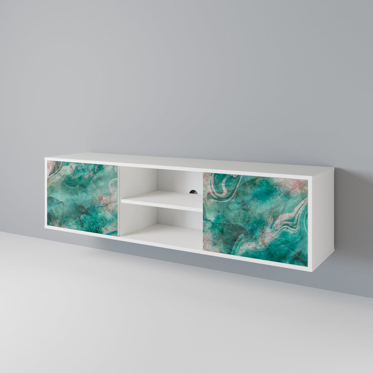 ABSTRACT ALCHEMY Móvel de TV de 2 Portas