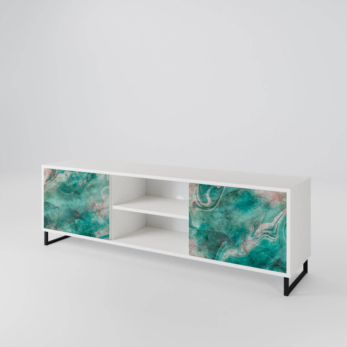 ABSTRACT ALCHEMY Móvel de TV de 2 Portas