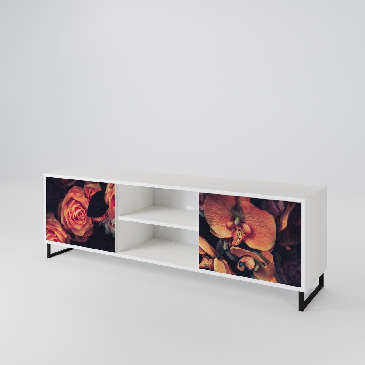 NEVERENDING BLOOM Móvel de TV de 2 Portas