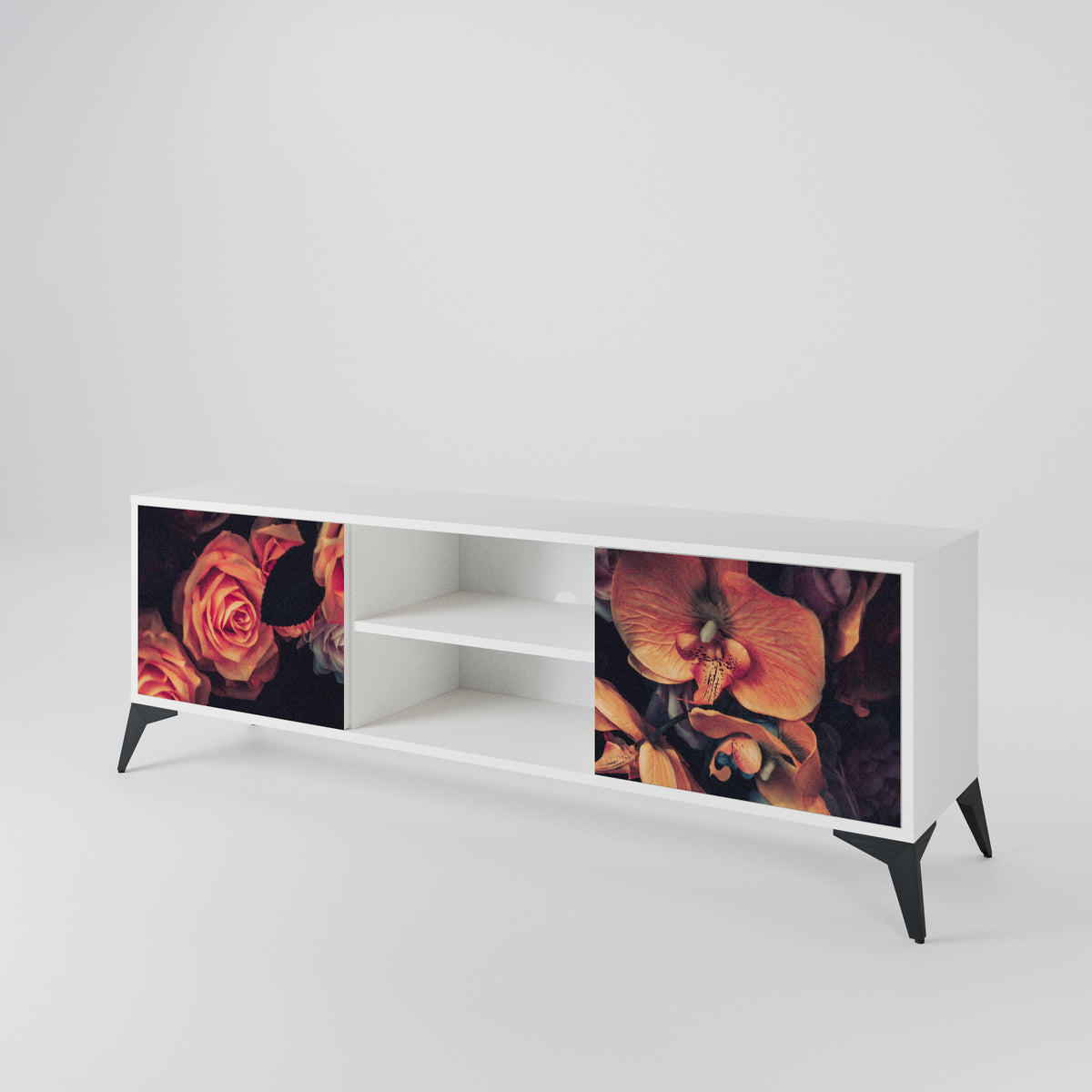 NEVERENDING BLOOM Móvel de TV de 2 Portas