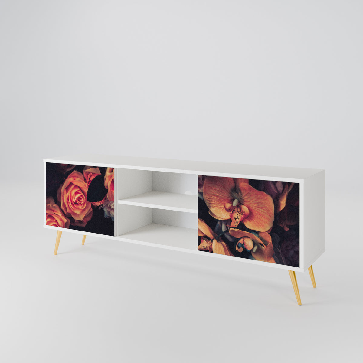 NEVERENDING BLOOM Móvel de TV de 2 Portas